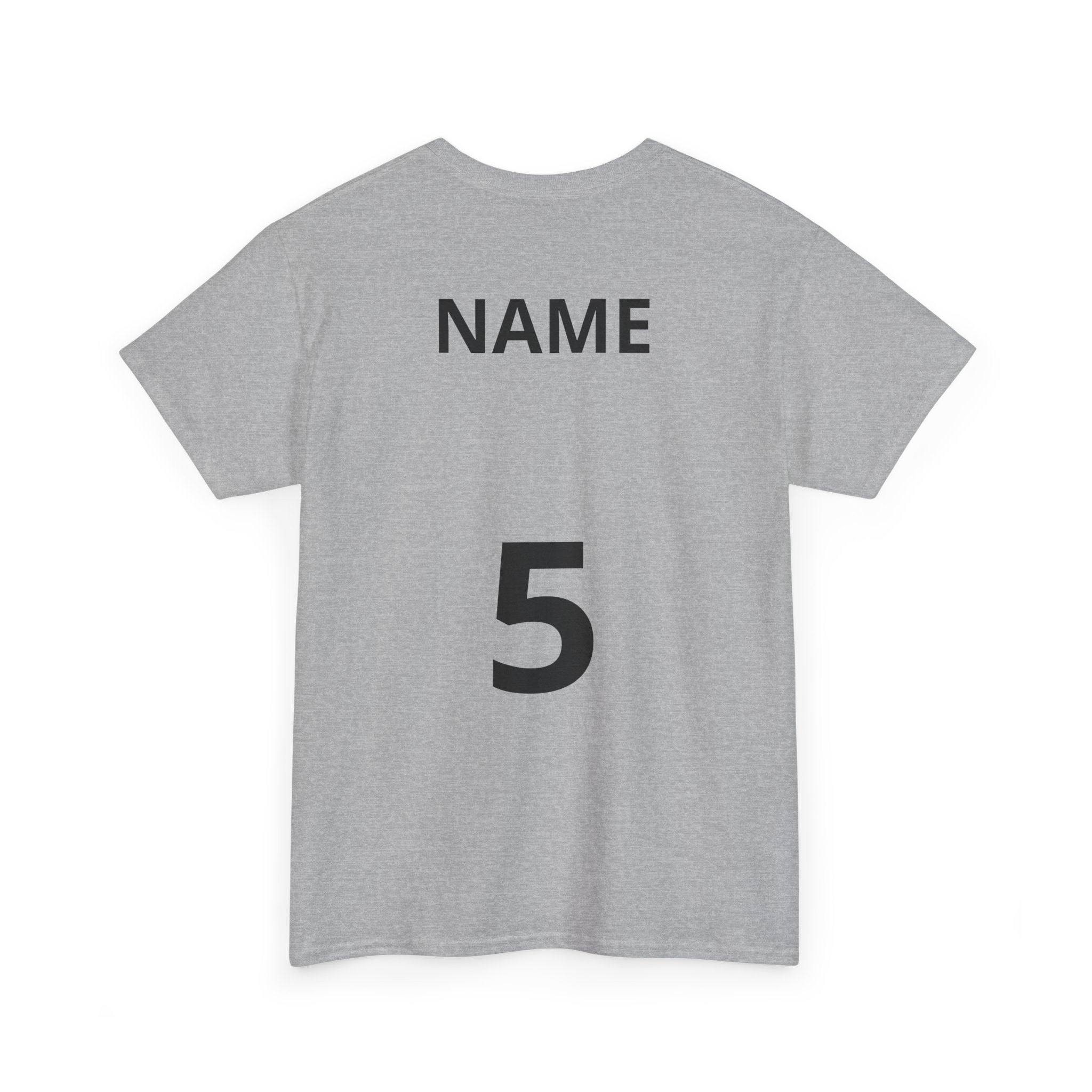 Baseball Mom T-Shirt — Personalized Back Name & Number Tee