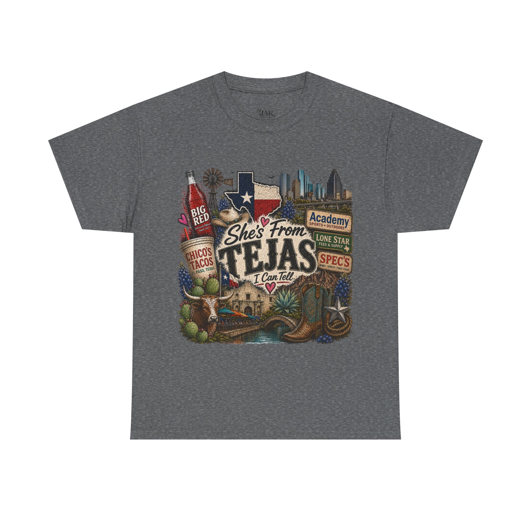 She’s from TEJAS Tee
