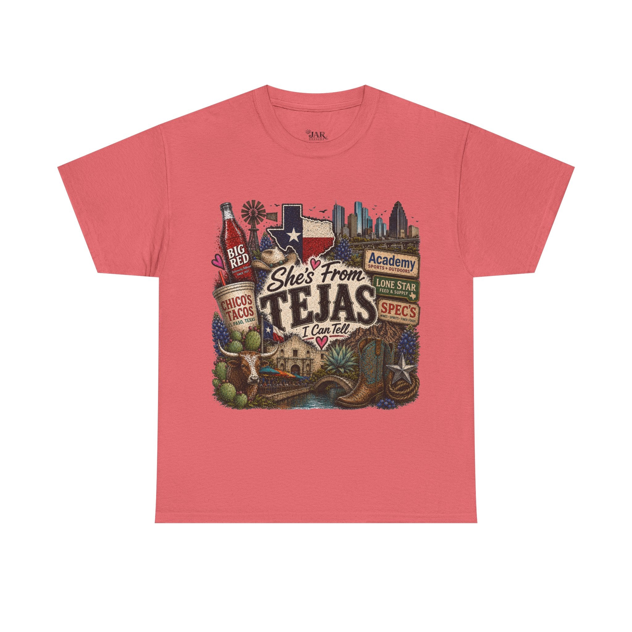 She’s from TEJAS Tee