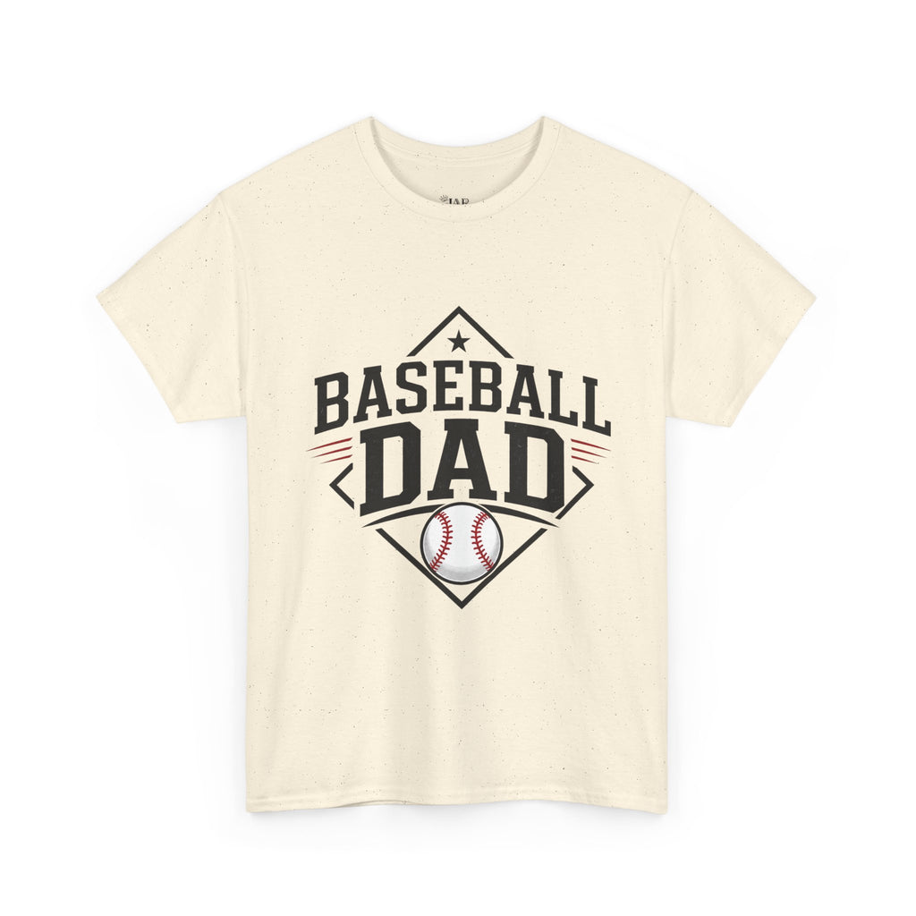 Baseball Dad T-Shirt — Personalized Back Name & Number Tee