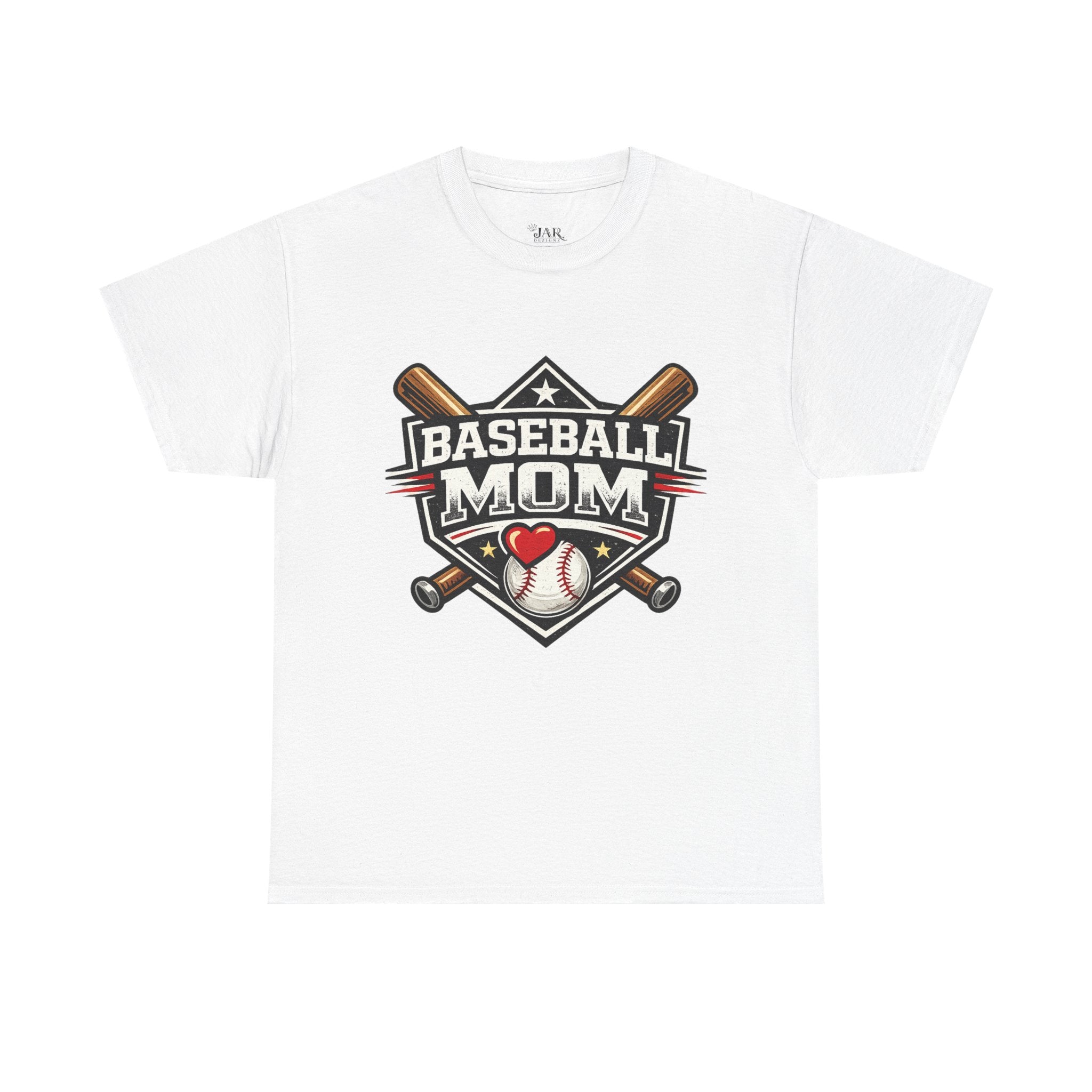 Baseball Mom T-Shirt — Personalized Back Name & Number Tee