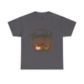 Fall Thankful Grateful Blessed T-Shirt — Pumpkin Autumn Thanksgiving Tee