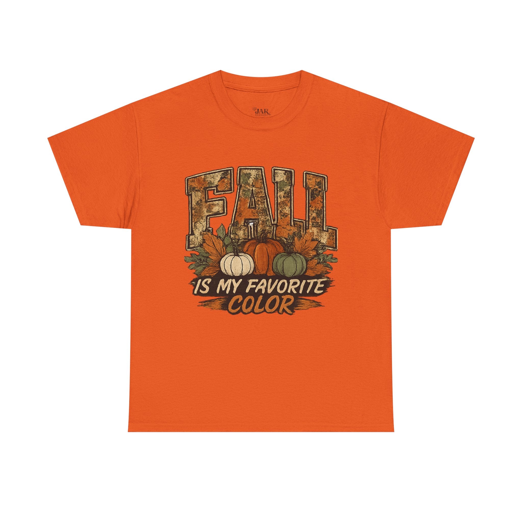 Fall Is My Favorite Color T-Shirt — Autumn Pumpkin Graphic Tee