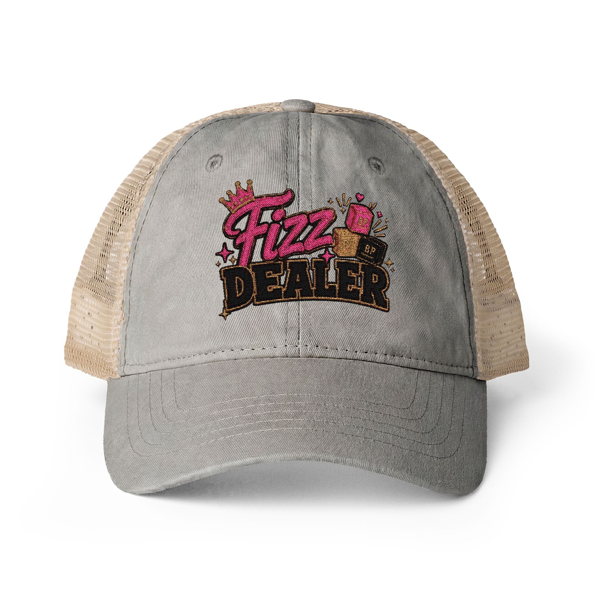 Women's Washed Mesh-Back Cap