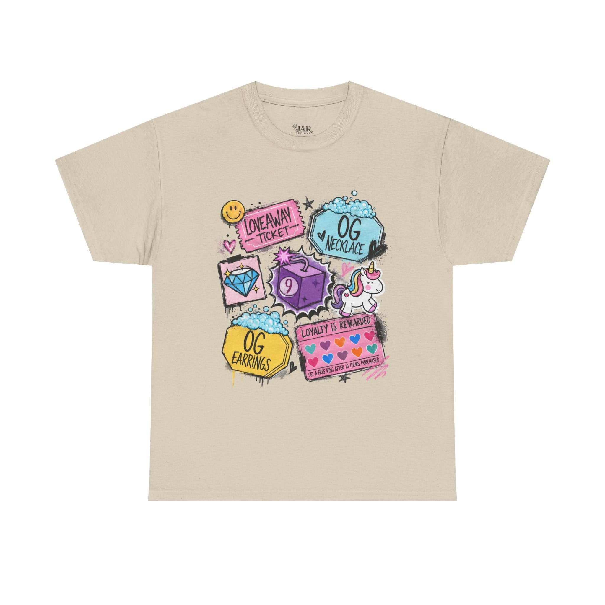 Loveaway Ticket Cotton Tee