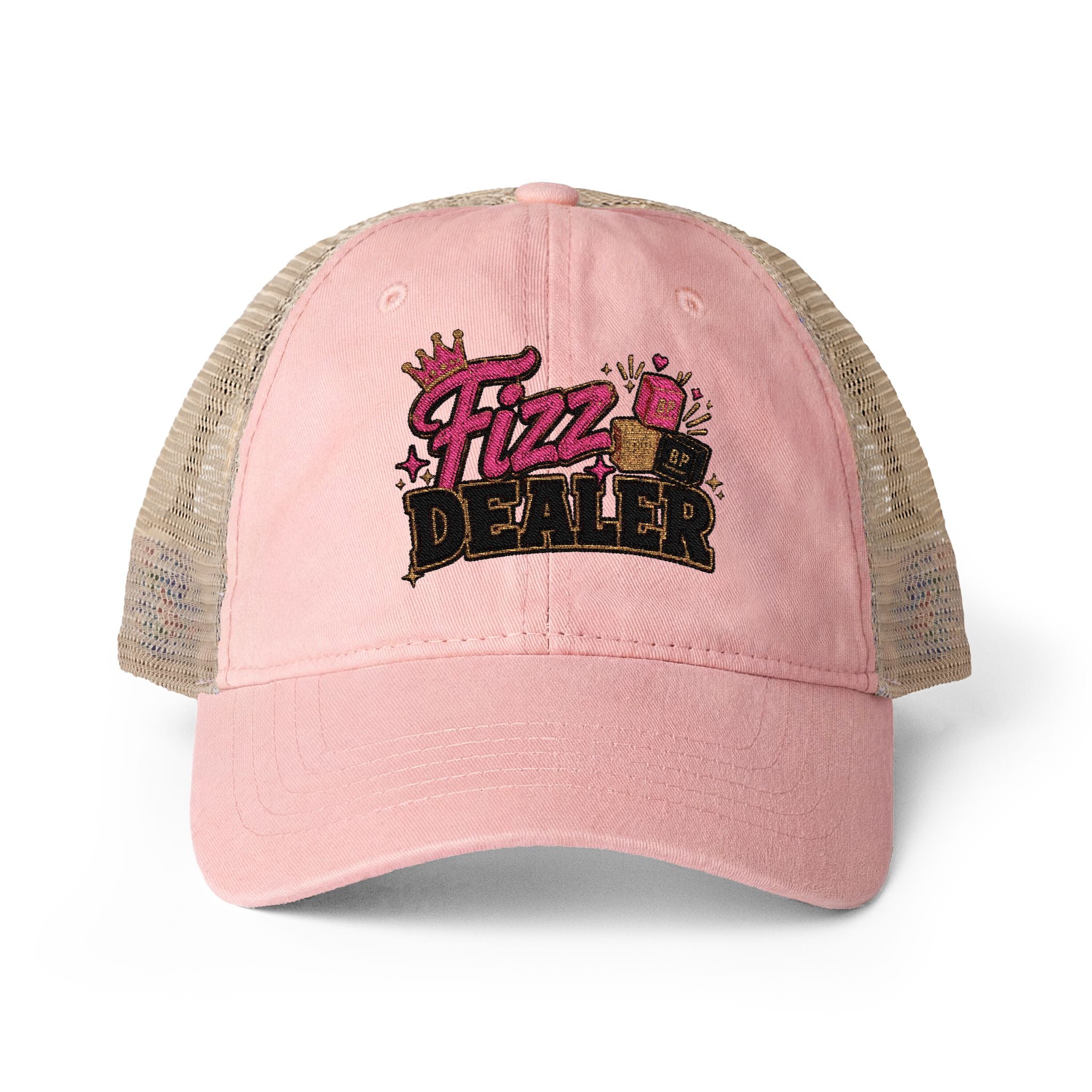 Women's Washed Mesh-Back Cap