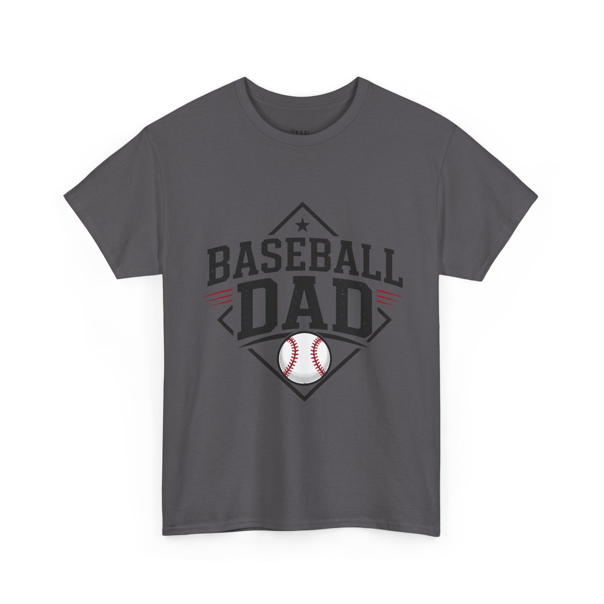 Baseball Dad T-Shirt — Personalized Back Name & Number Tee