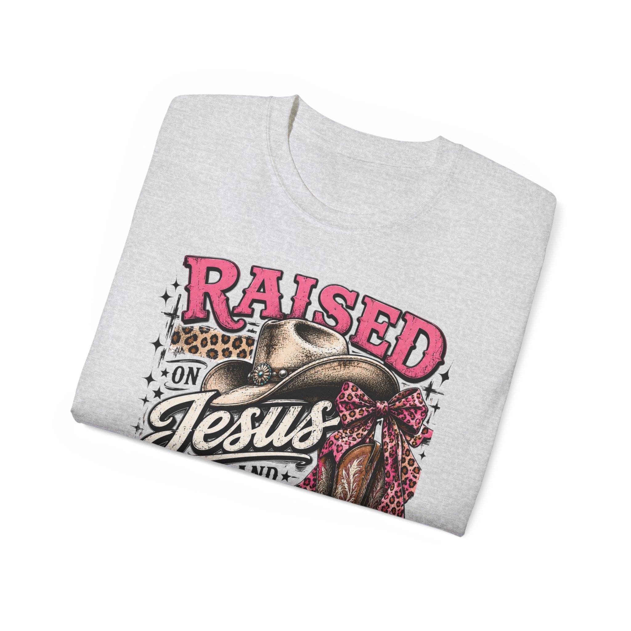 Raised on Jesus & Country Cotton Tee