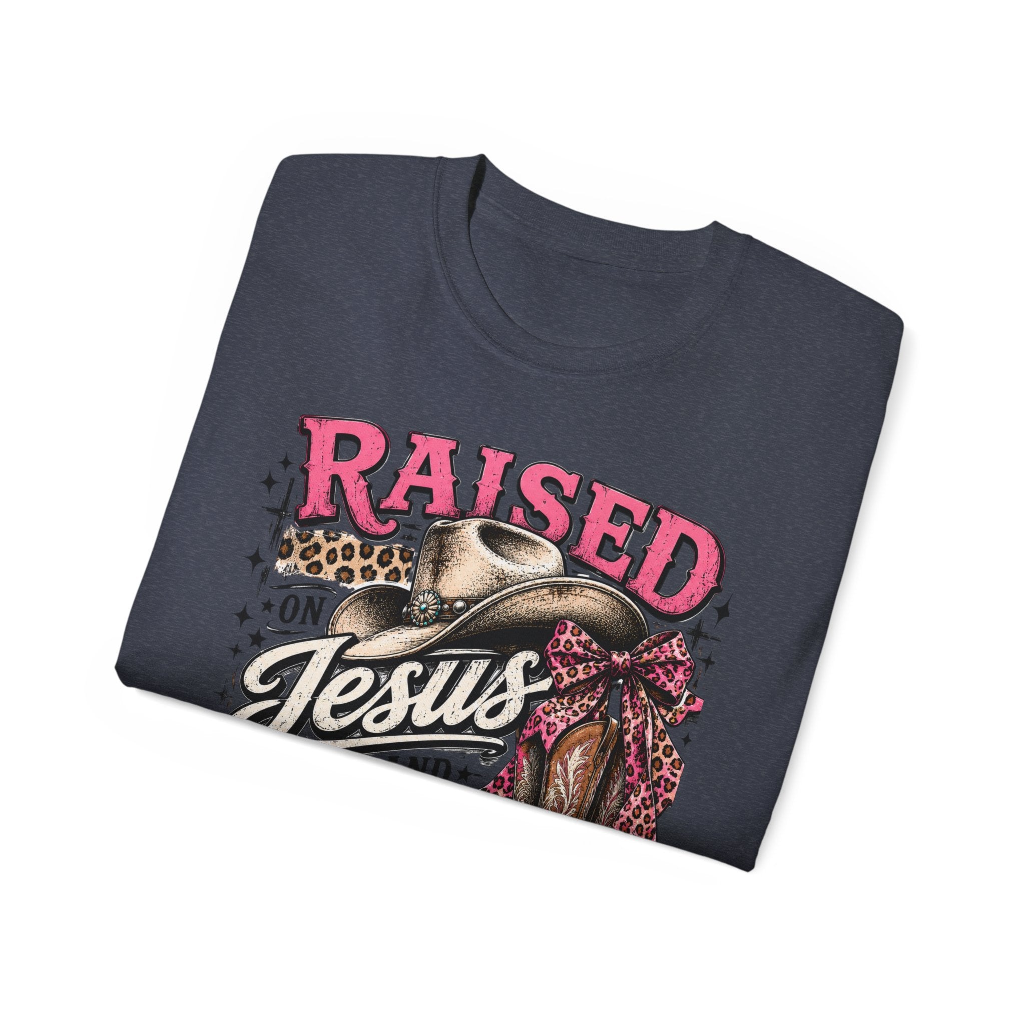 Raised on Jesus & Country Cotton Tee