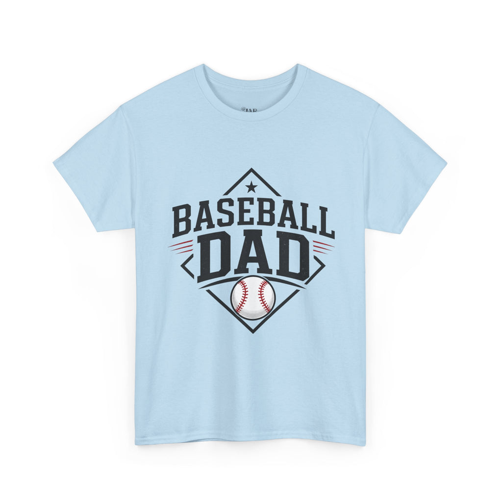 Baseball Dad T-Shirt — Personalized Back Name & Number Tee