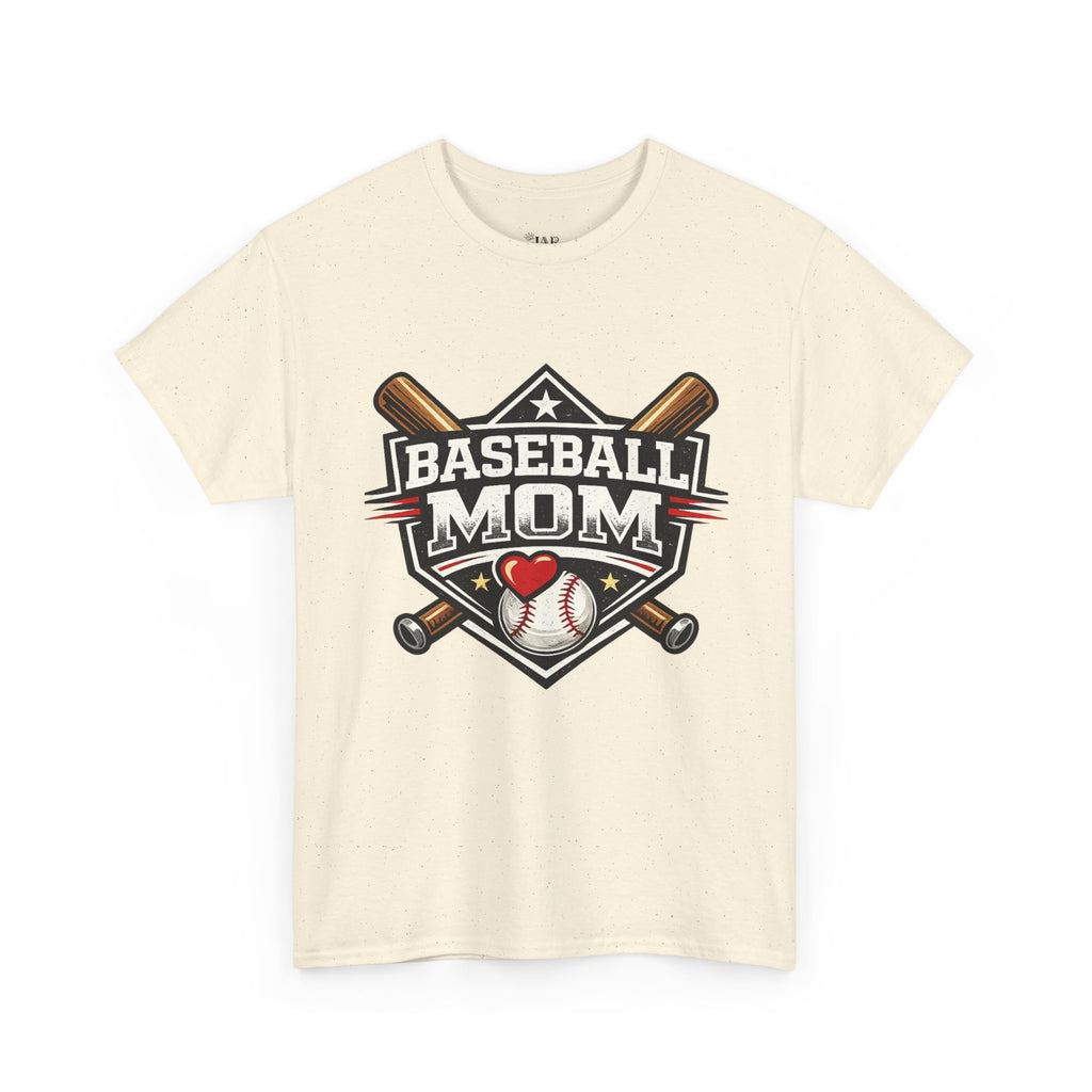 Baseball Mom T-Shirt — Personalized Back Name & Number Tee