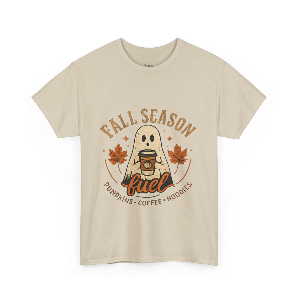 Fall Season Fuel Tee — 'Fall Season Fuel: Pumpkins • Coffee • Hoodies' Autumn Graphic T‑Shirt