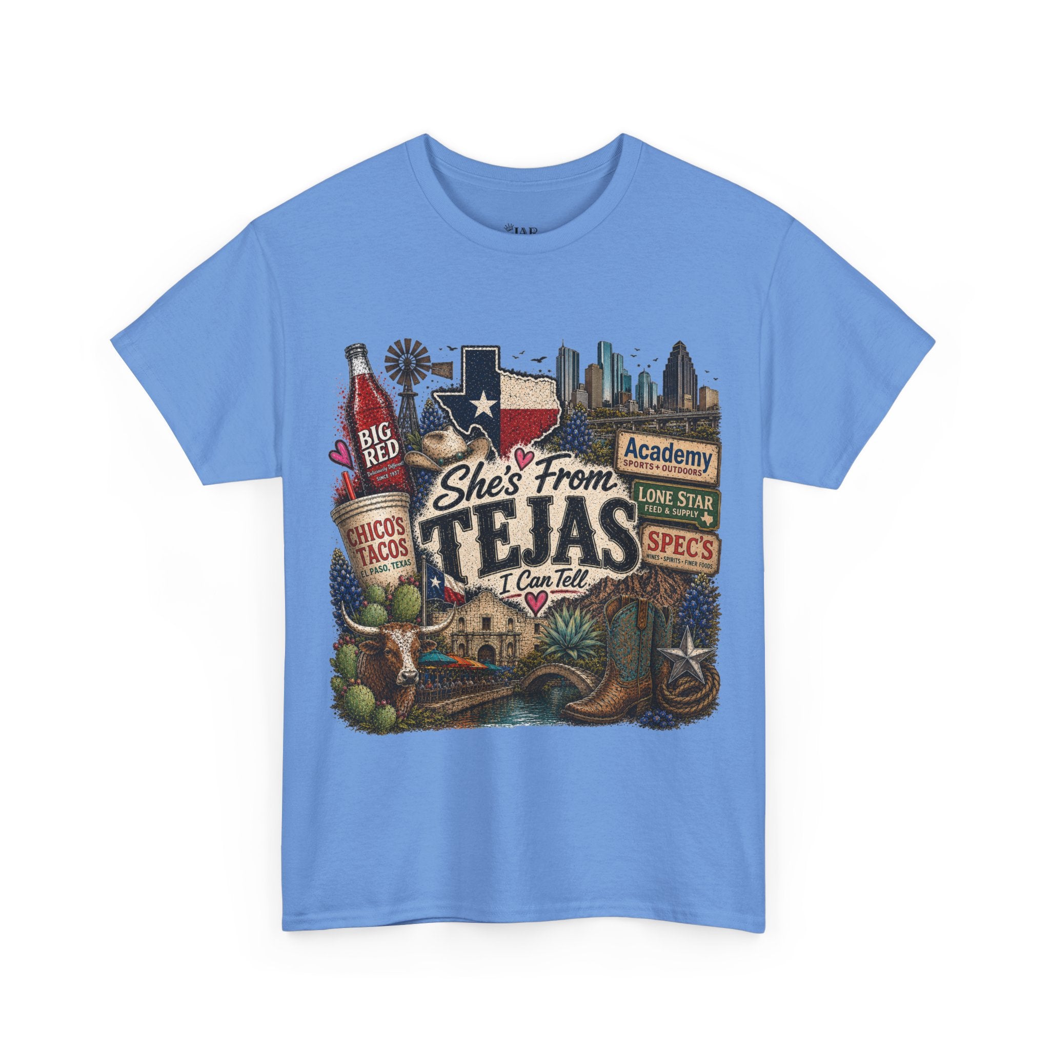 She’s from TEJAS Tee