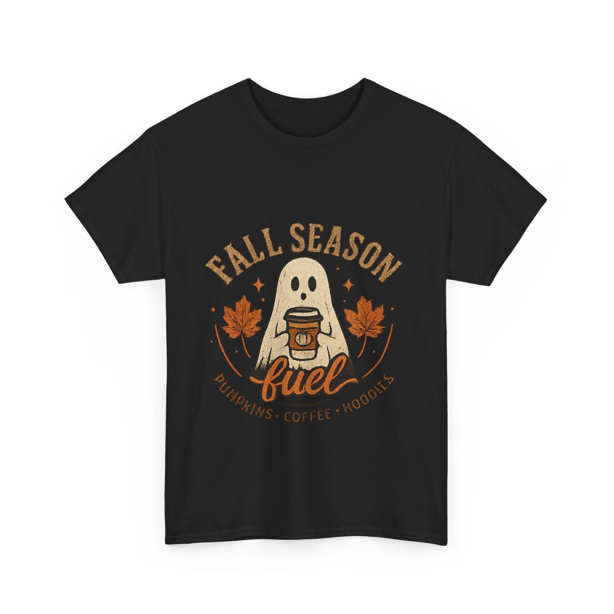 Fall Season Fuel Tee — 'Fall Season Fuel: Pumpkins • Coffee • Hoodies' Autumn Graphic T‑Shirt