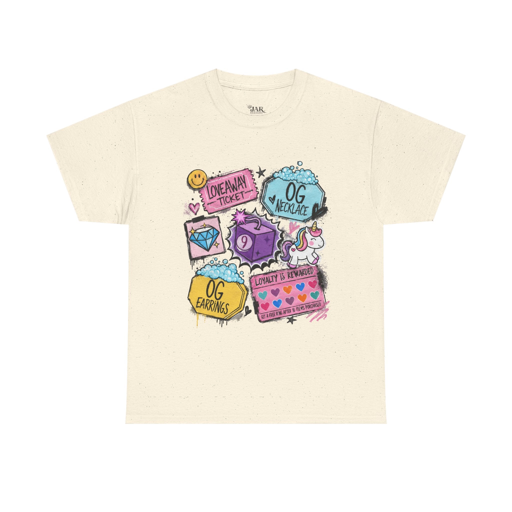 Loveaway Ticket Cotton Tee