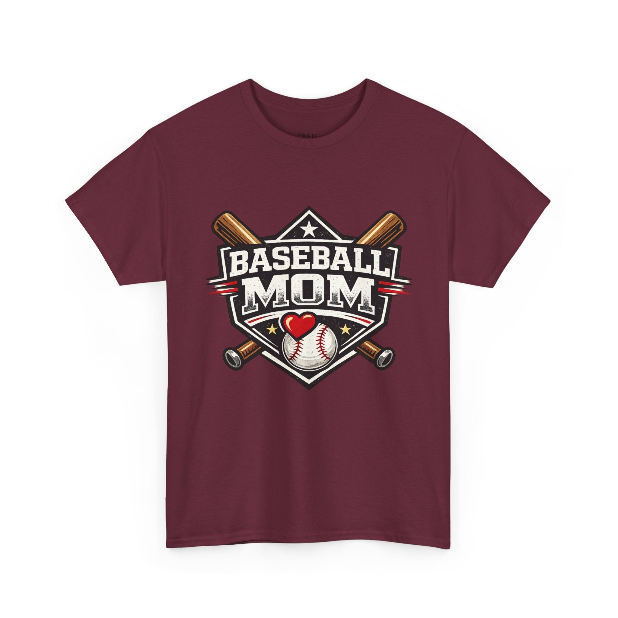 Baseball Mom T-Shirt — Personalized Back Name & Number Tee