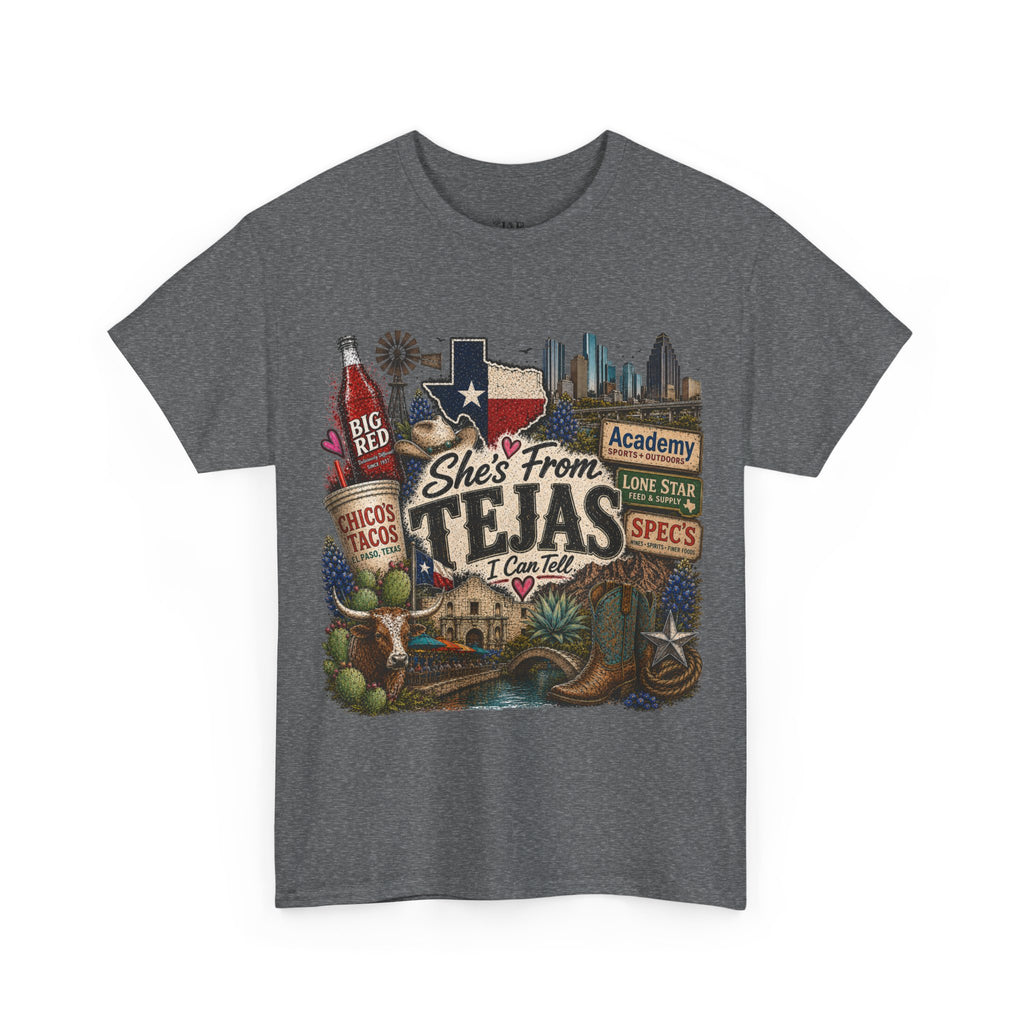 She’s from TEJAS Tee