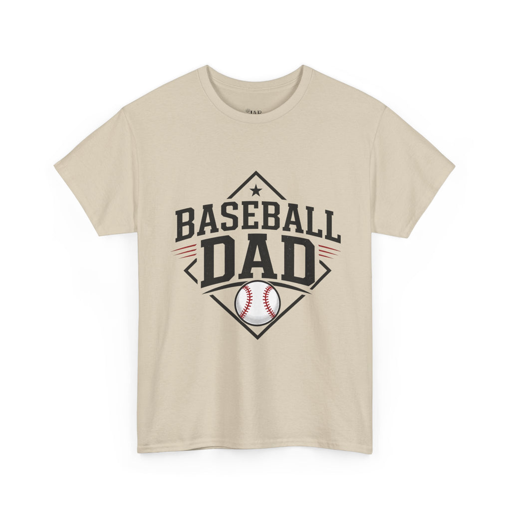 Baseball Dad T-Shirt — Personalized Back Name & Number Tee