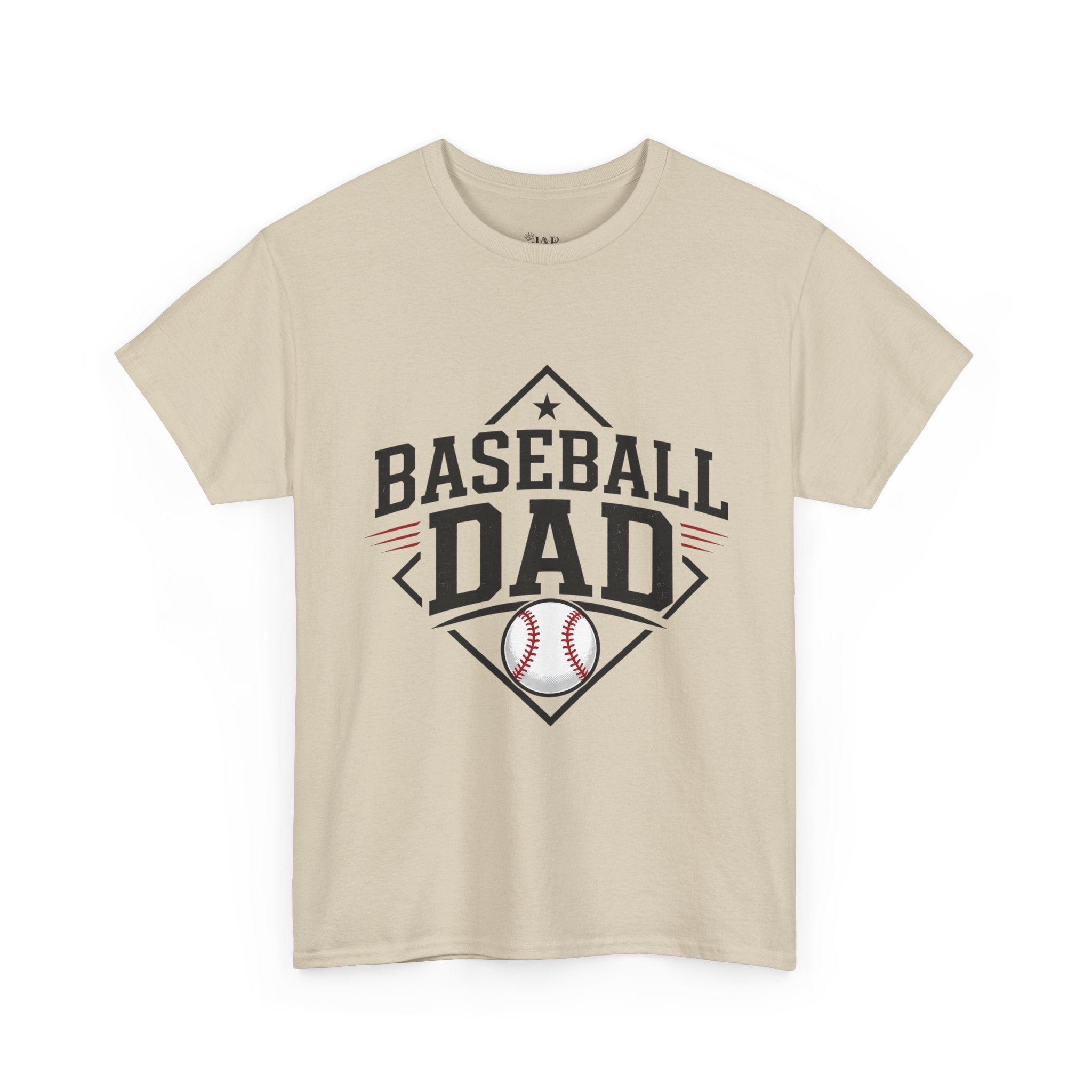 Baseball Dad T-Shirt — Personalized Back Name & Number Tee