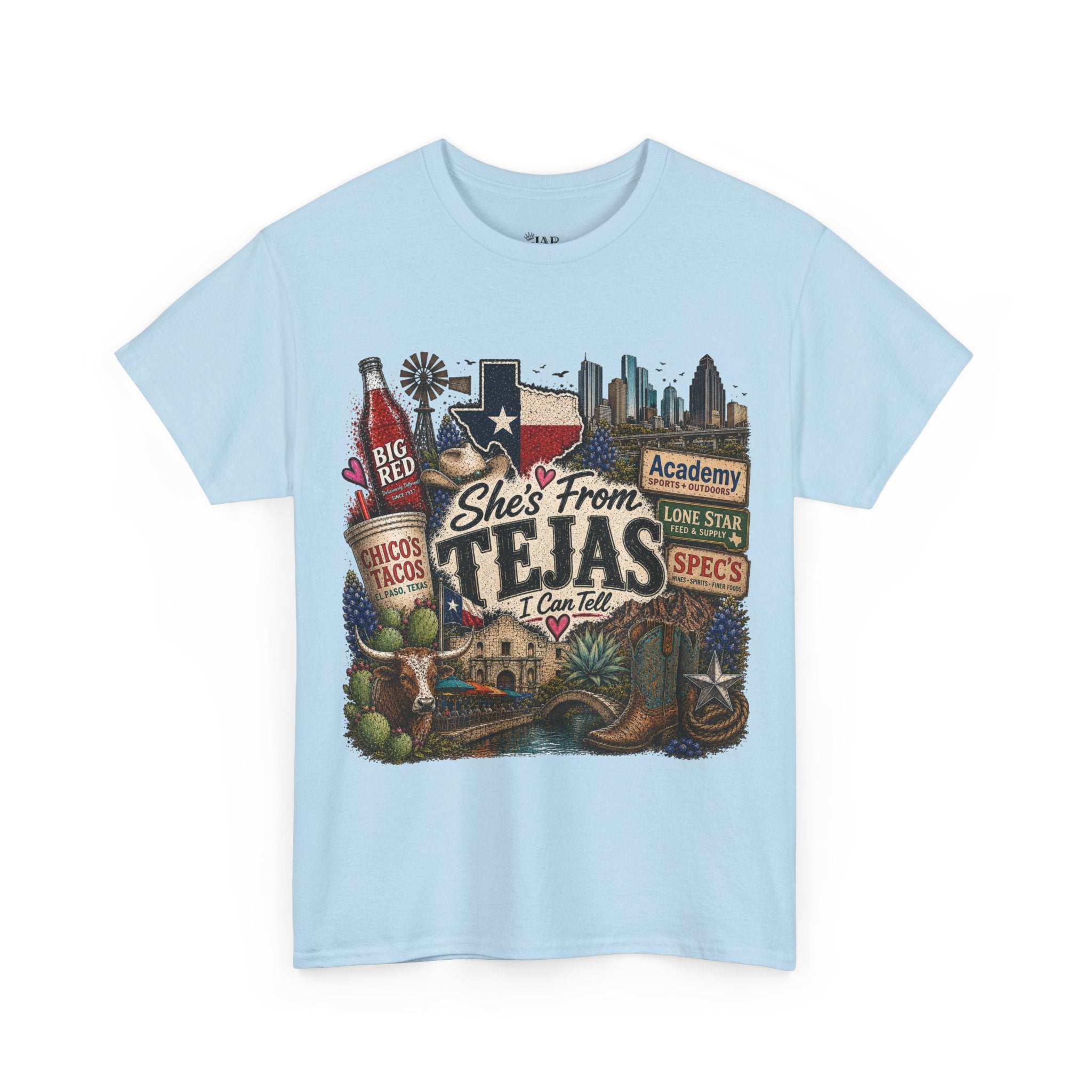 She’s from TEJAS Tee