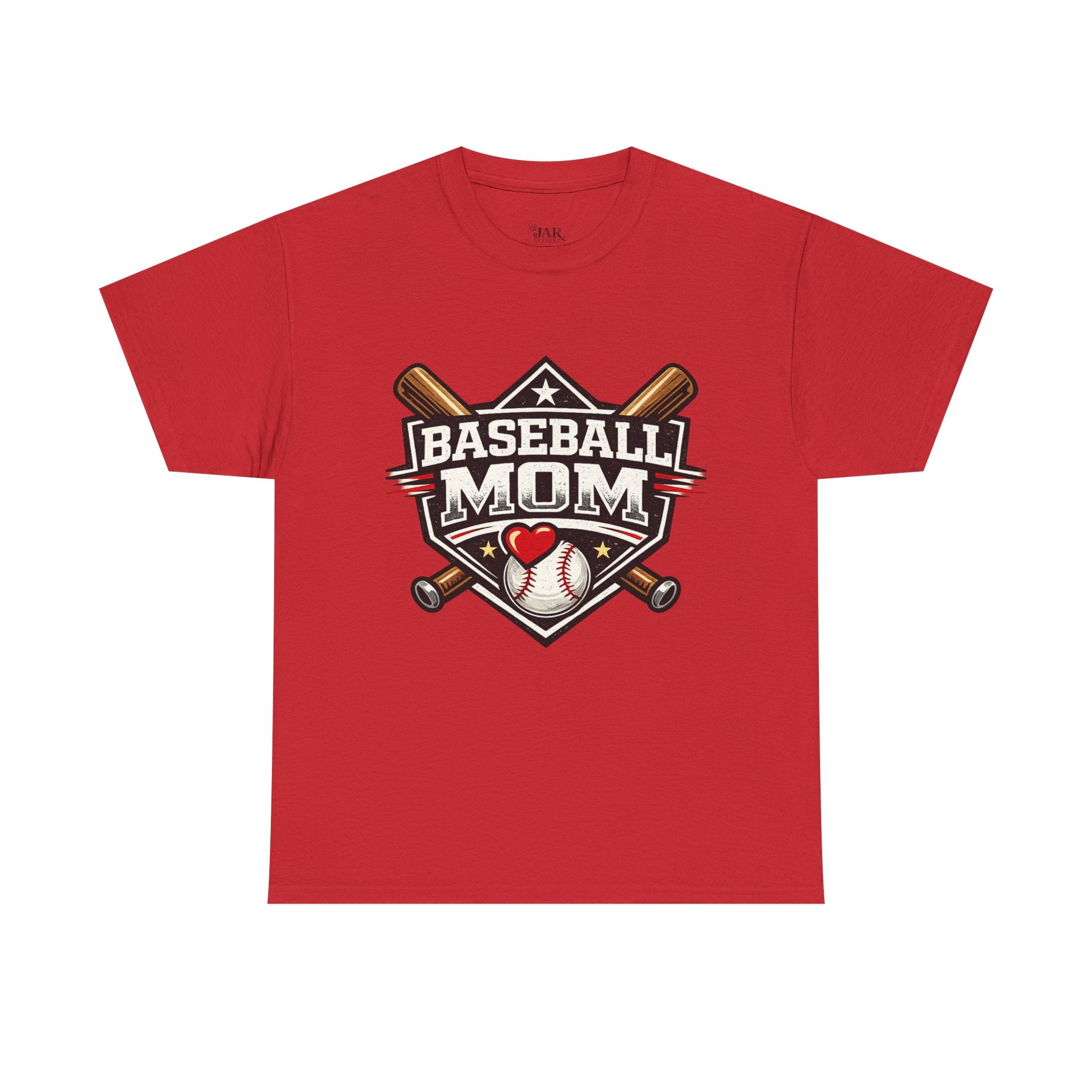 Baseball Mom T-Shirt — Personalized Back Name & Number Tee