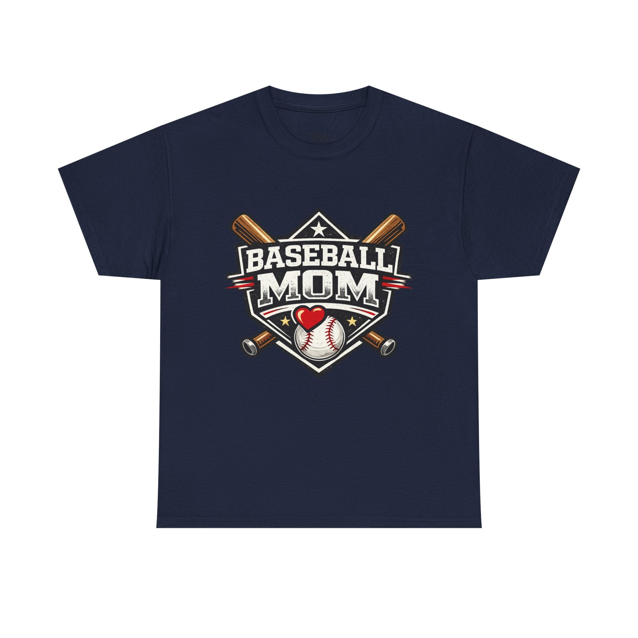 Baseball Mom T-Shirt — Personalized Back Name & Number Tee