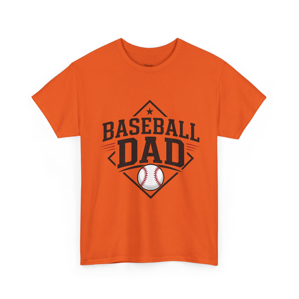 Baseball Dad T-Shirt — Personalized Back Name & Number Tee