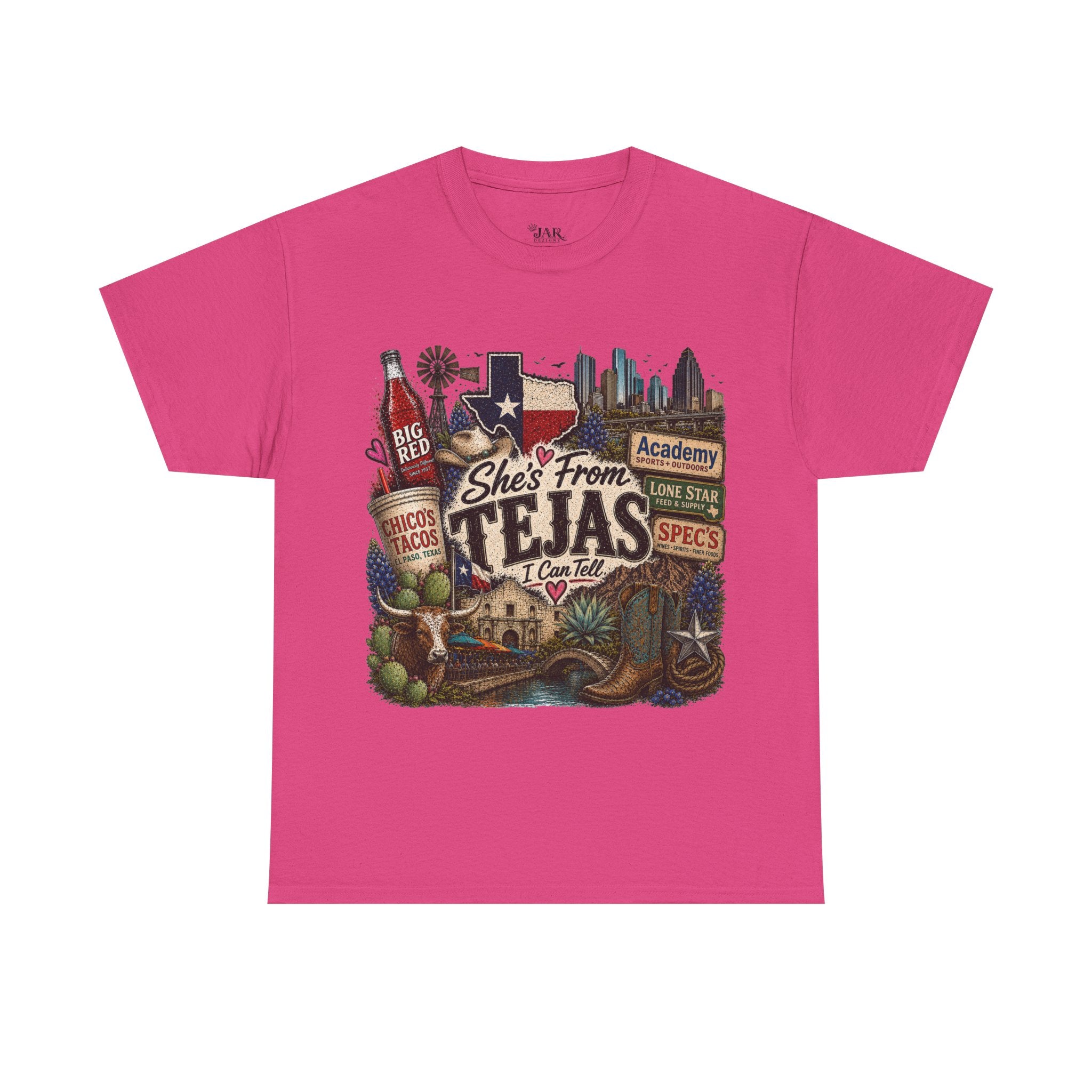 She’s from TEJAS Tee