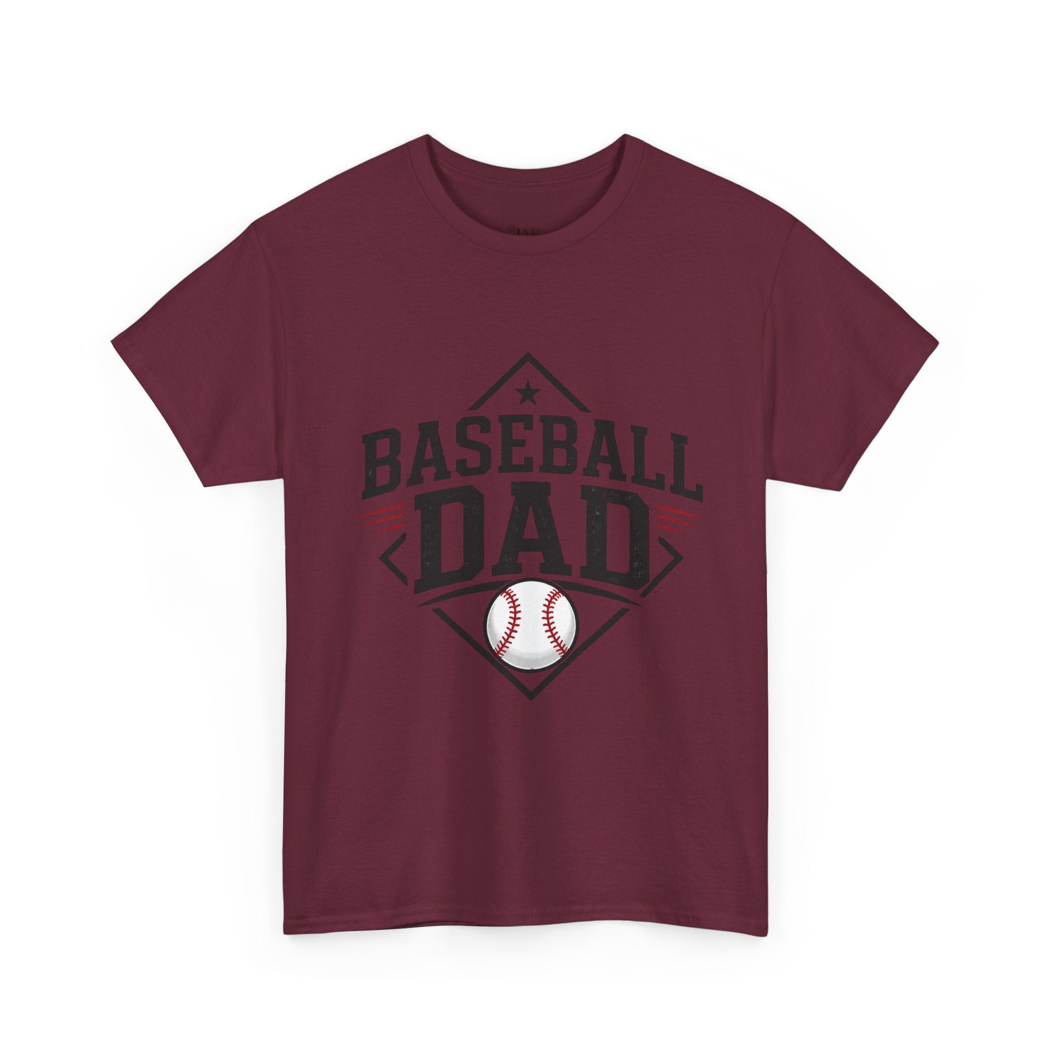 Baseball Dad T-Shirt — Personalized Back Name & Number Tee