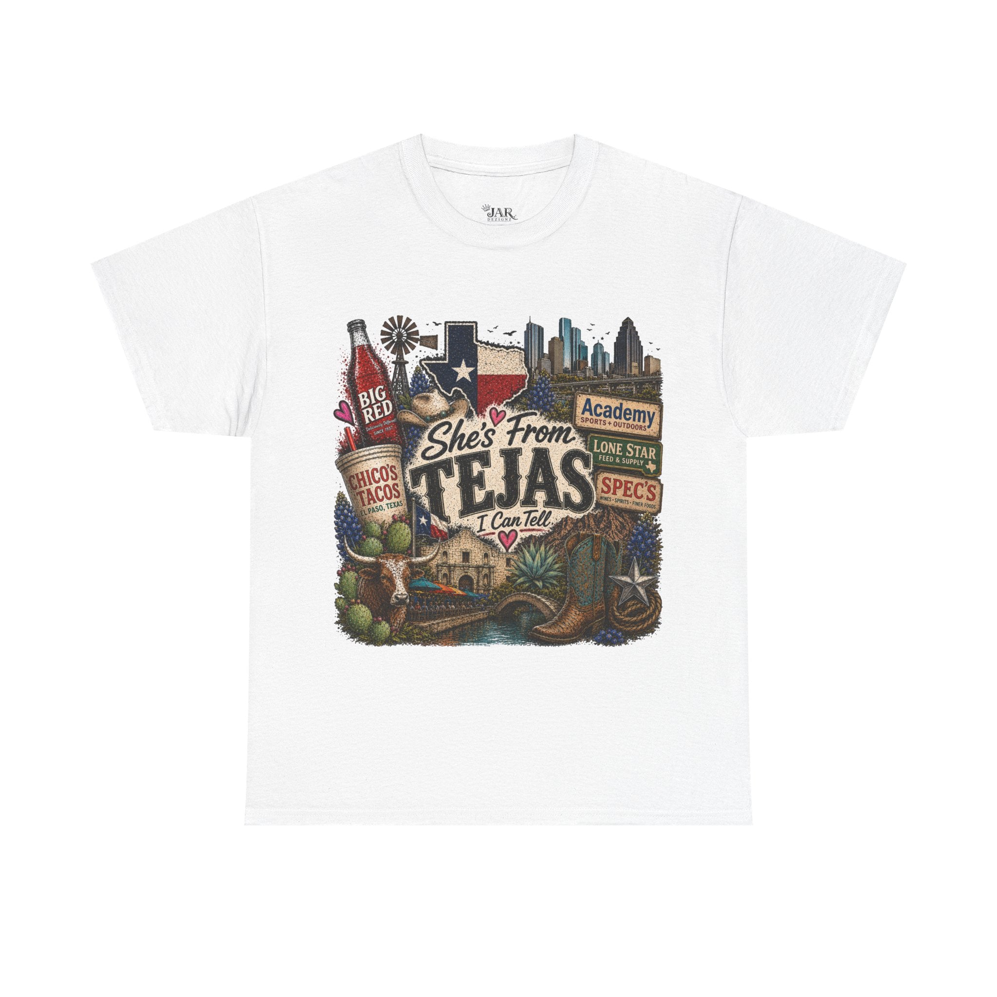 She’s from TEJAS Tee