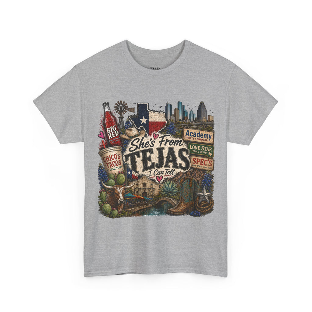 She’s from TEJAS Tee