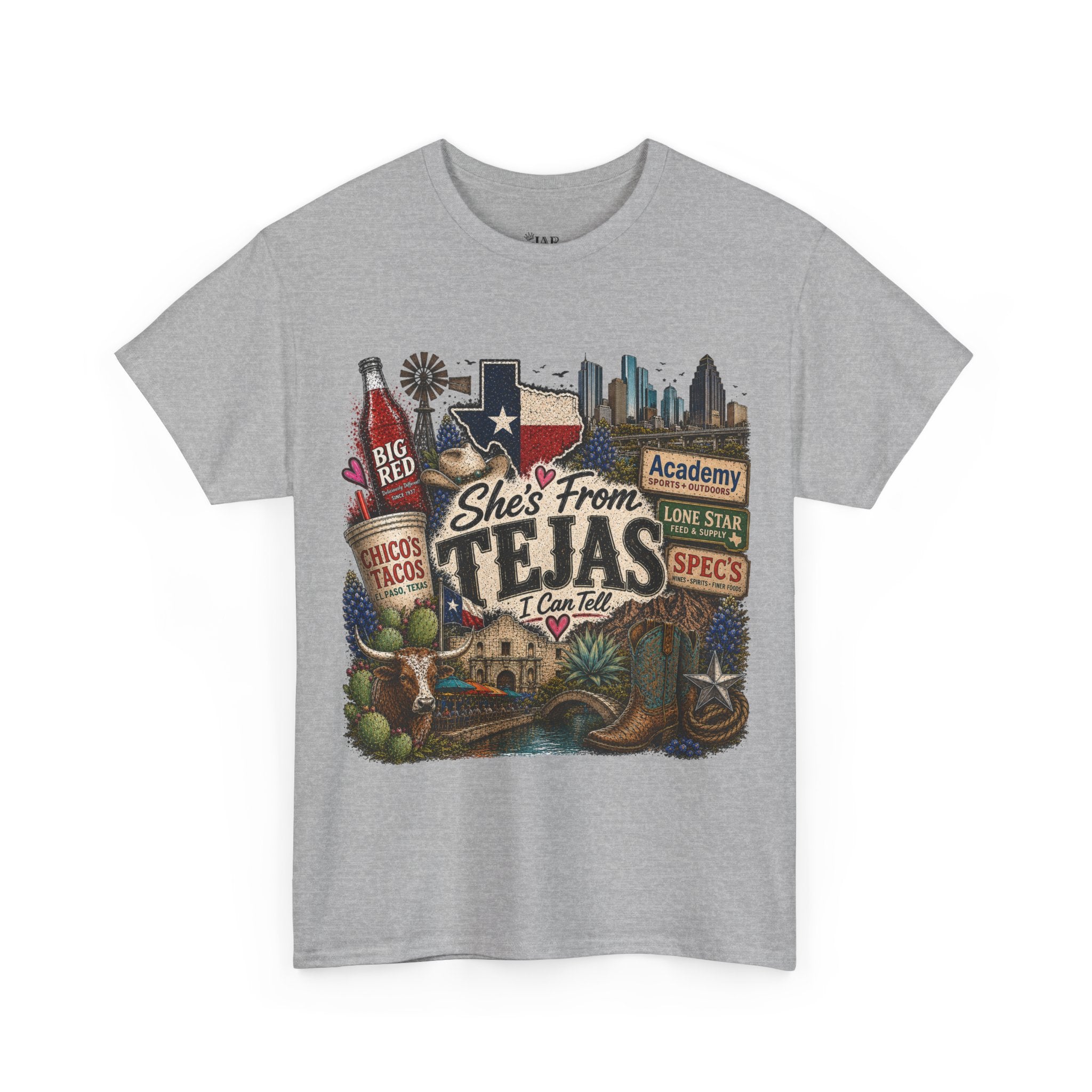 She’s from TEJAS Tee