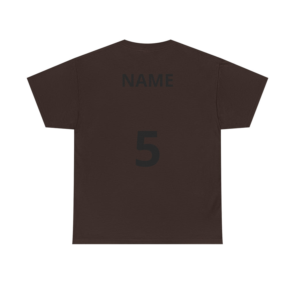 Baseball Mom T-Shirt — Personalized Back Name & Number Tee