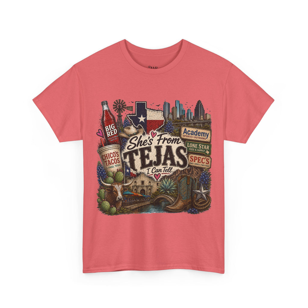 She’s from TEJAS Tee
