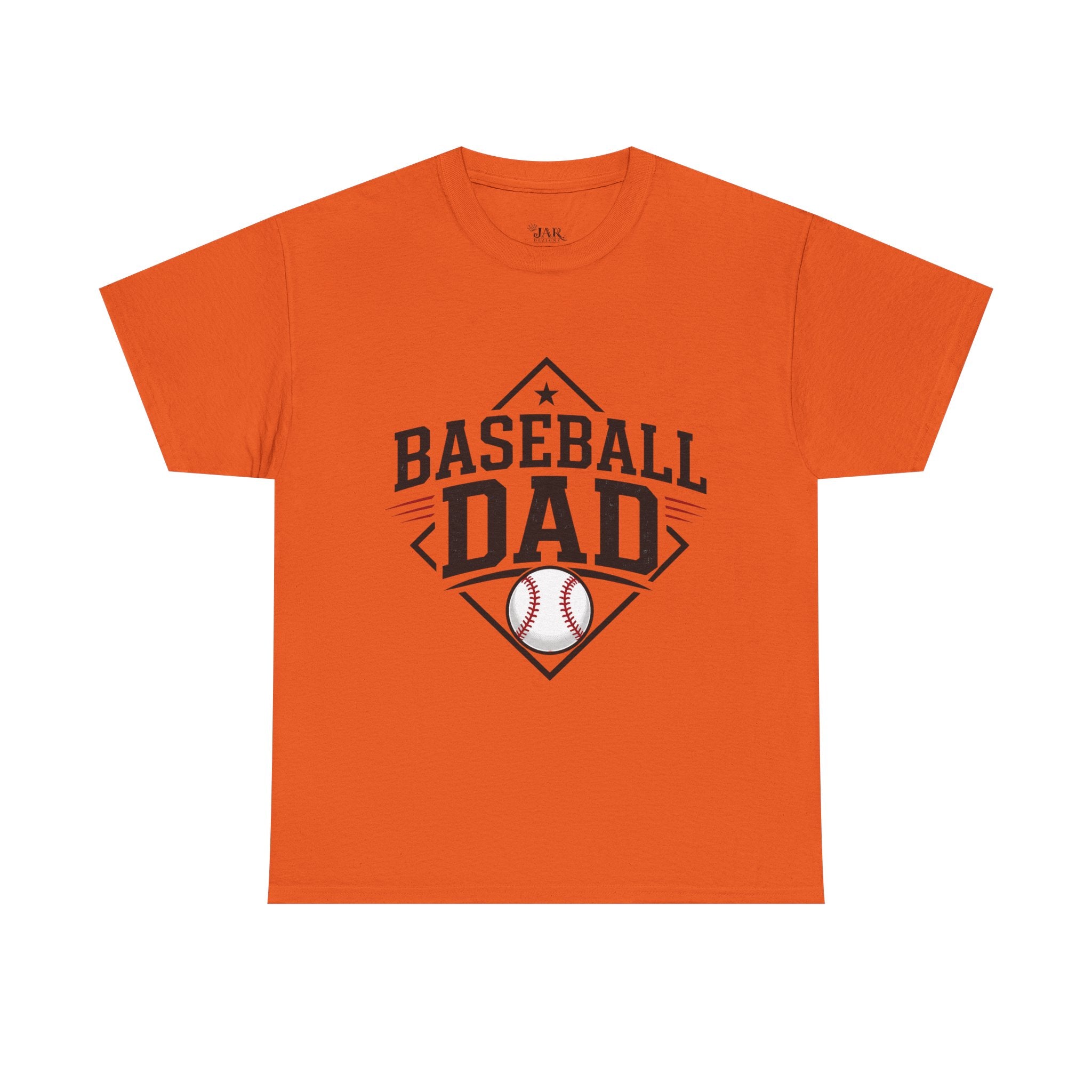 Baseball Dad T-Shirt — Personalized Back Name & Number Tee