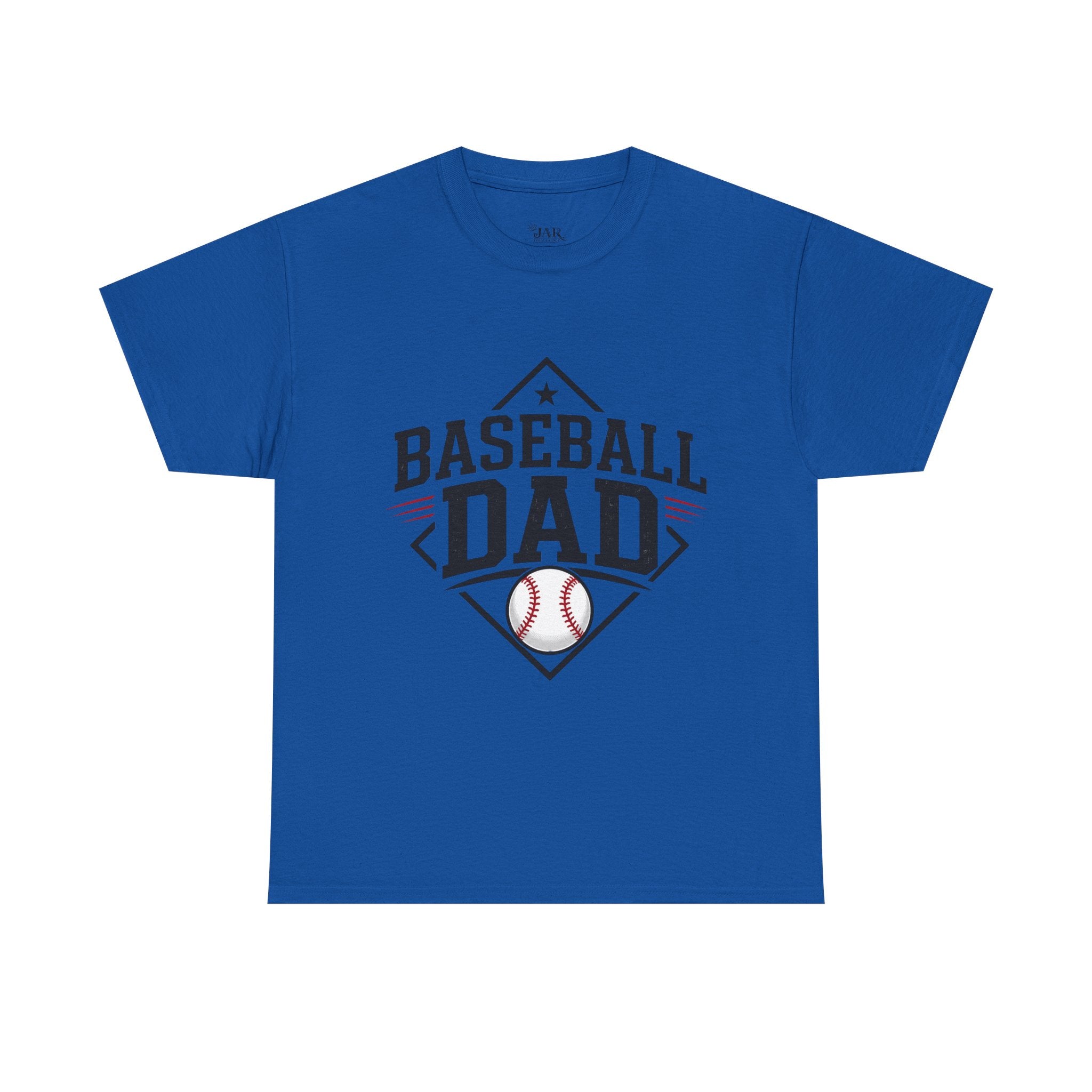 Baseball Dad T-Shirt — Personalized Back Name & Number Tee