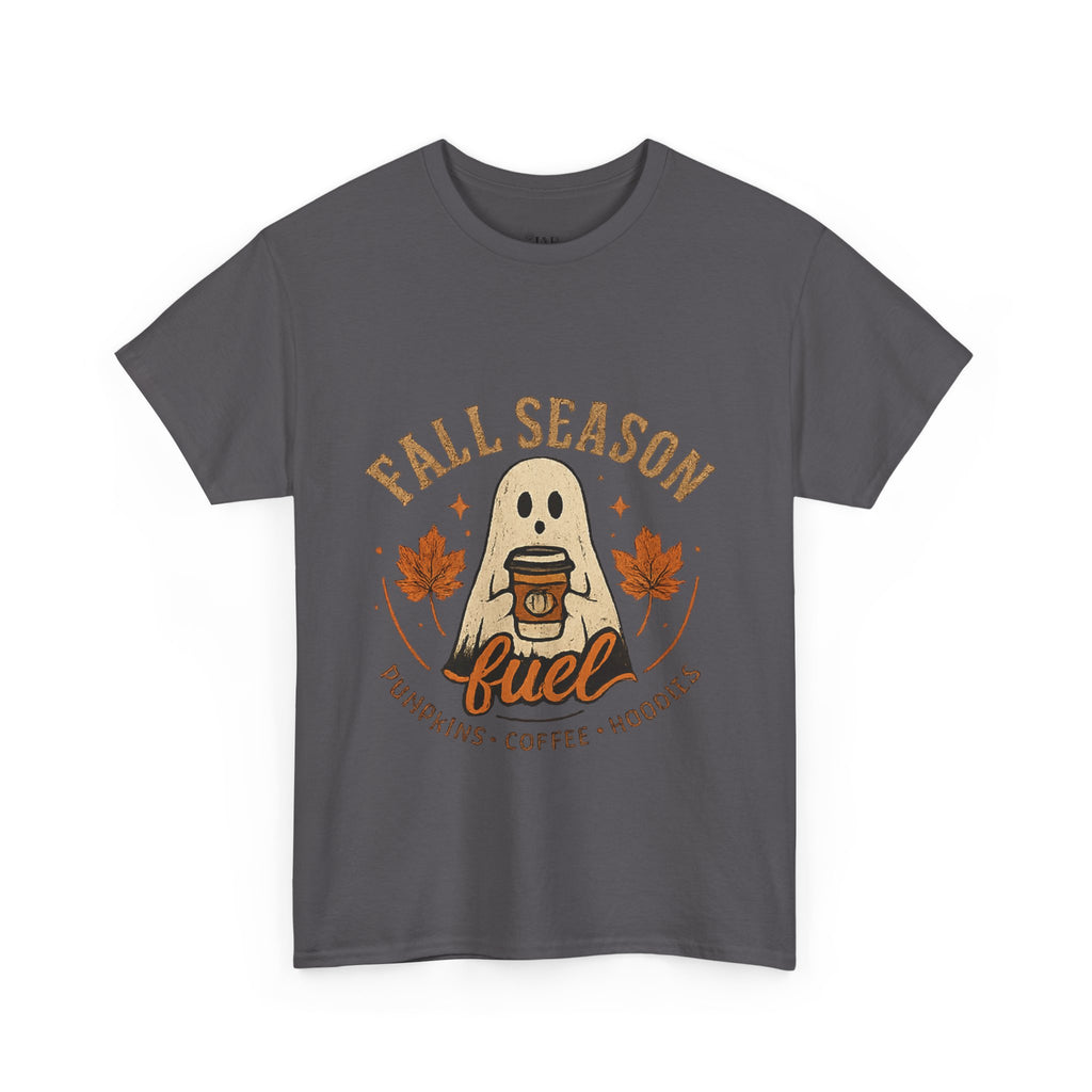 Fall Season Fuel Tee — 'Fall Season Fuel: Pumpkins • Coffee • Hoodies' Autumn Graphic T‑Shirt