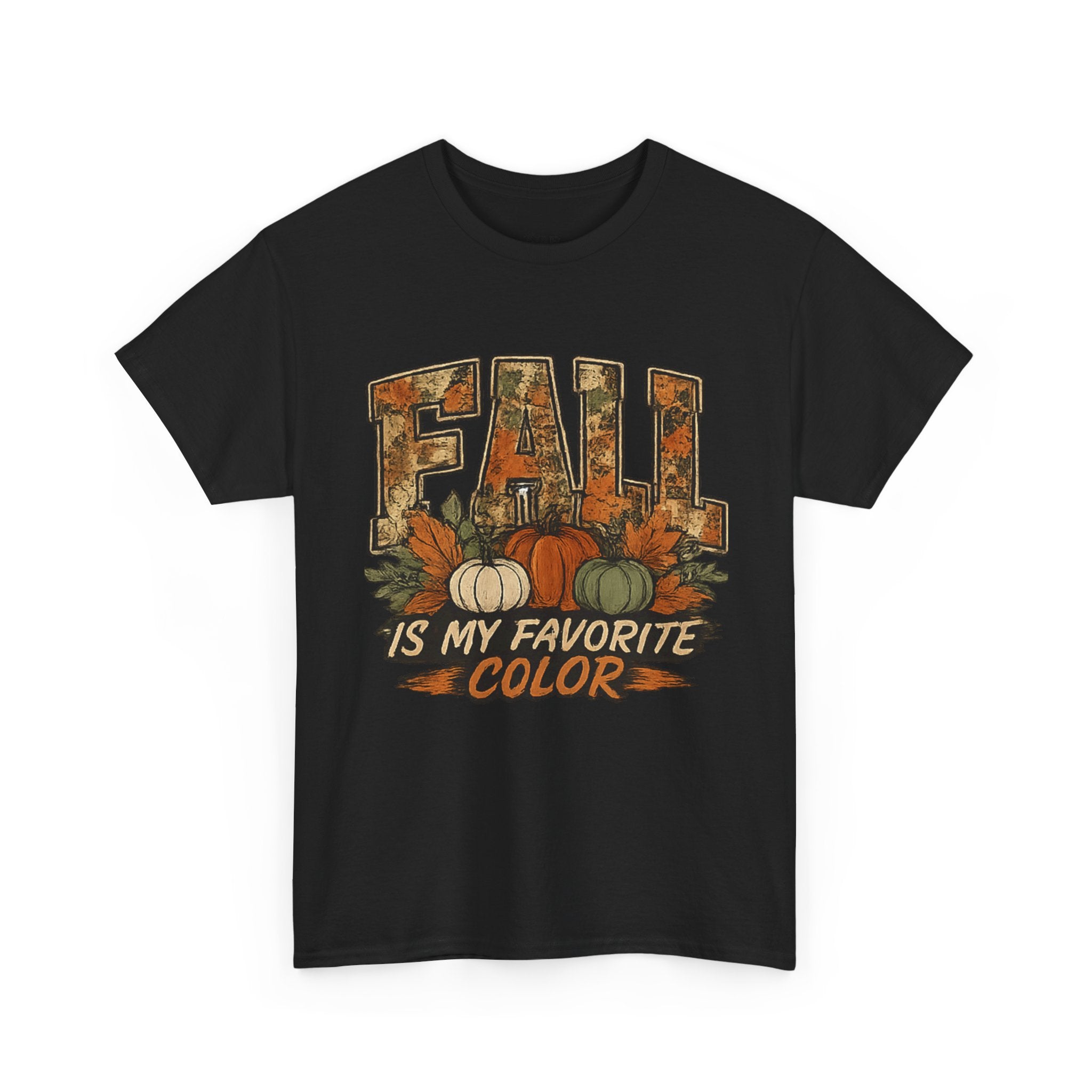 Fall Is My Favorite Color T-Shirt — Autumn Pumpkin Graphic Tee