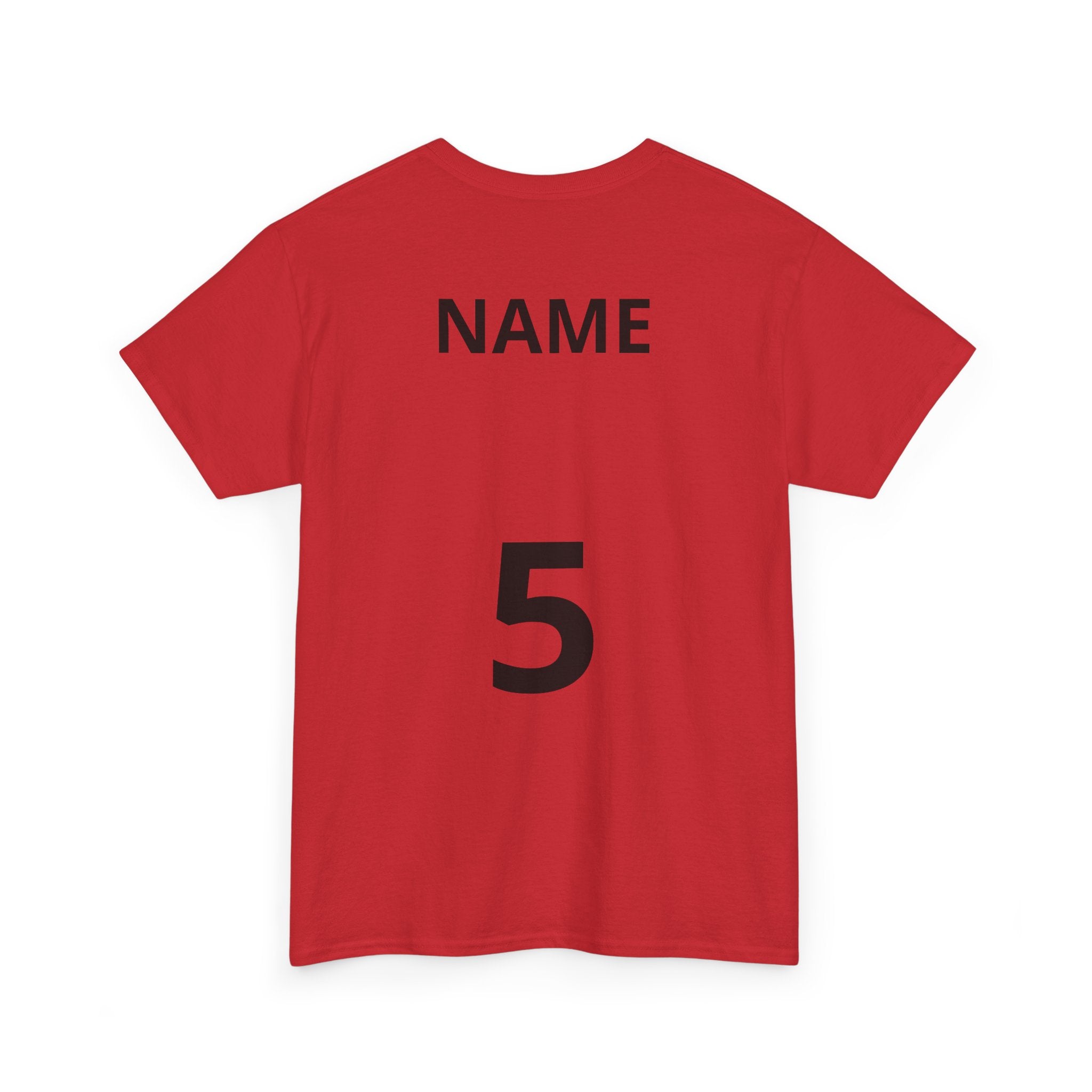 Baseball Mom T-Shirt — Personalized Back Name & Number Tee