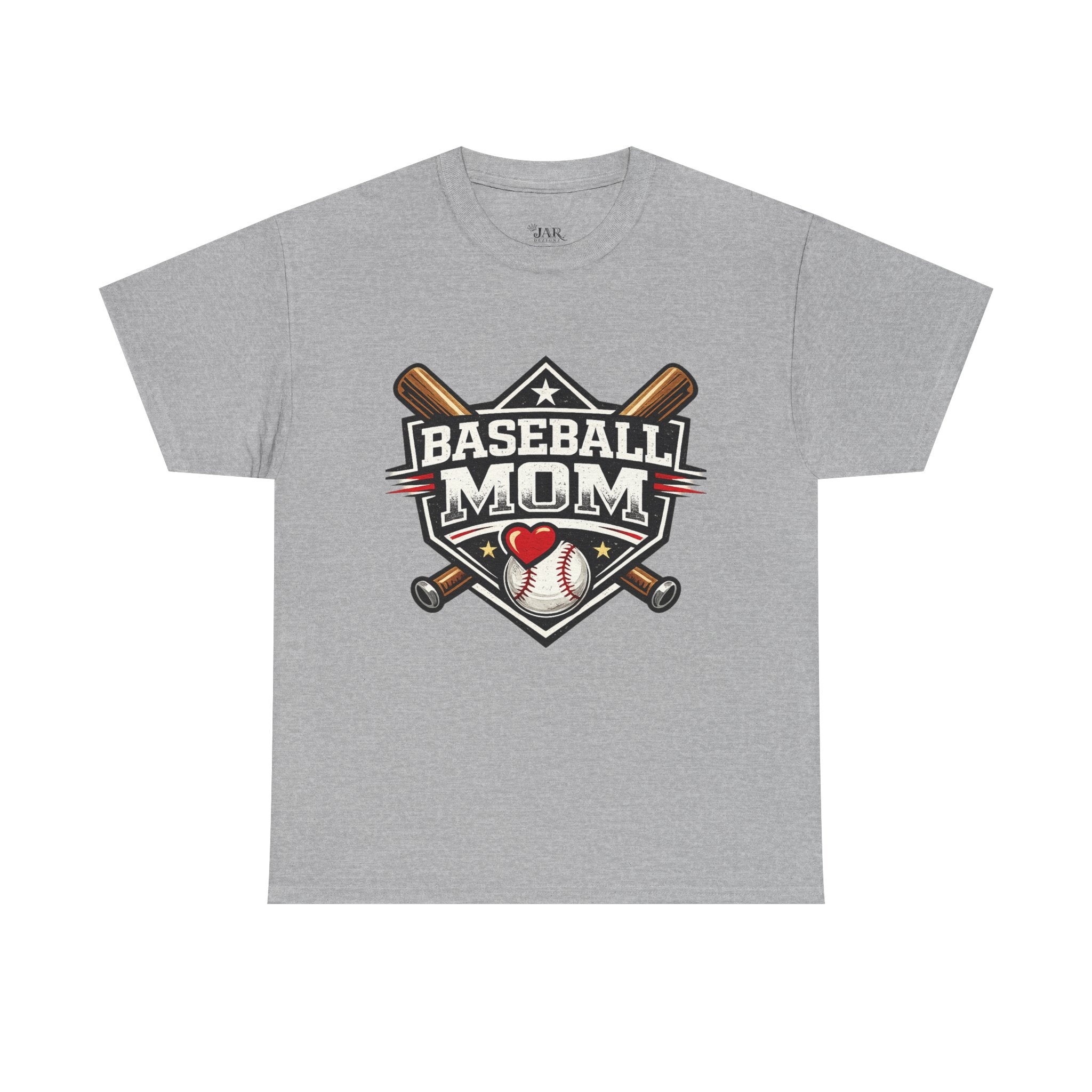 Baseball Mom T-Shirt — Personalized Back Name & Number Tee