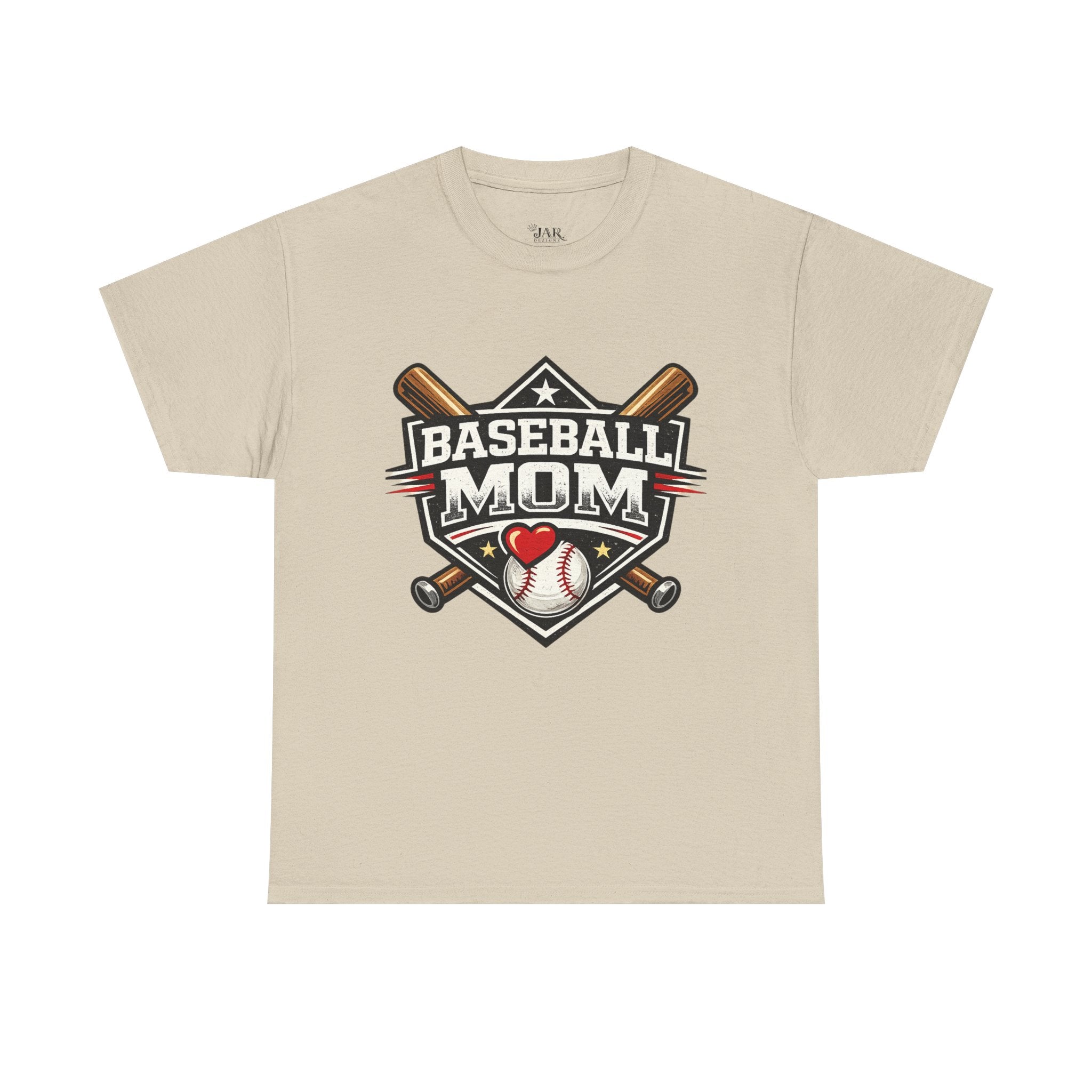 Baseball Mom T-Shirt — Personalized Back Name & Number Tee
