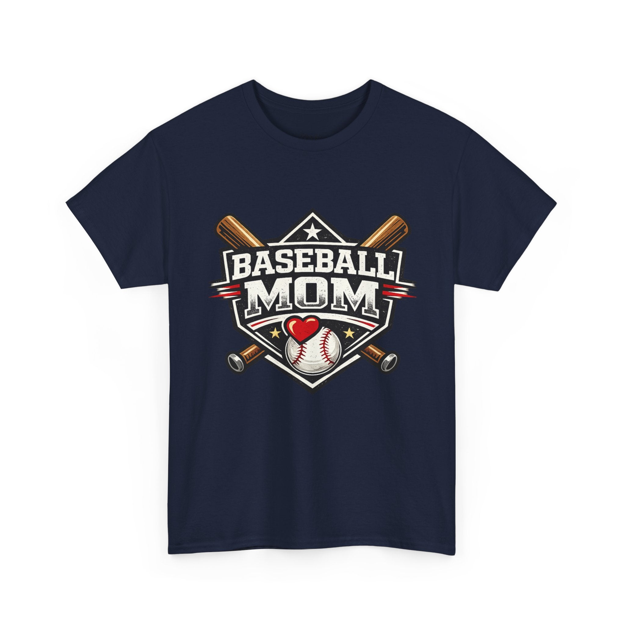 Baseball Mom T-Shirt — Personalized Back Name & Number Tee