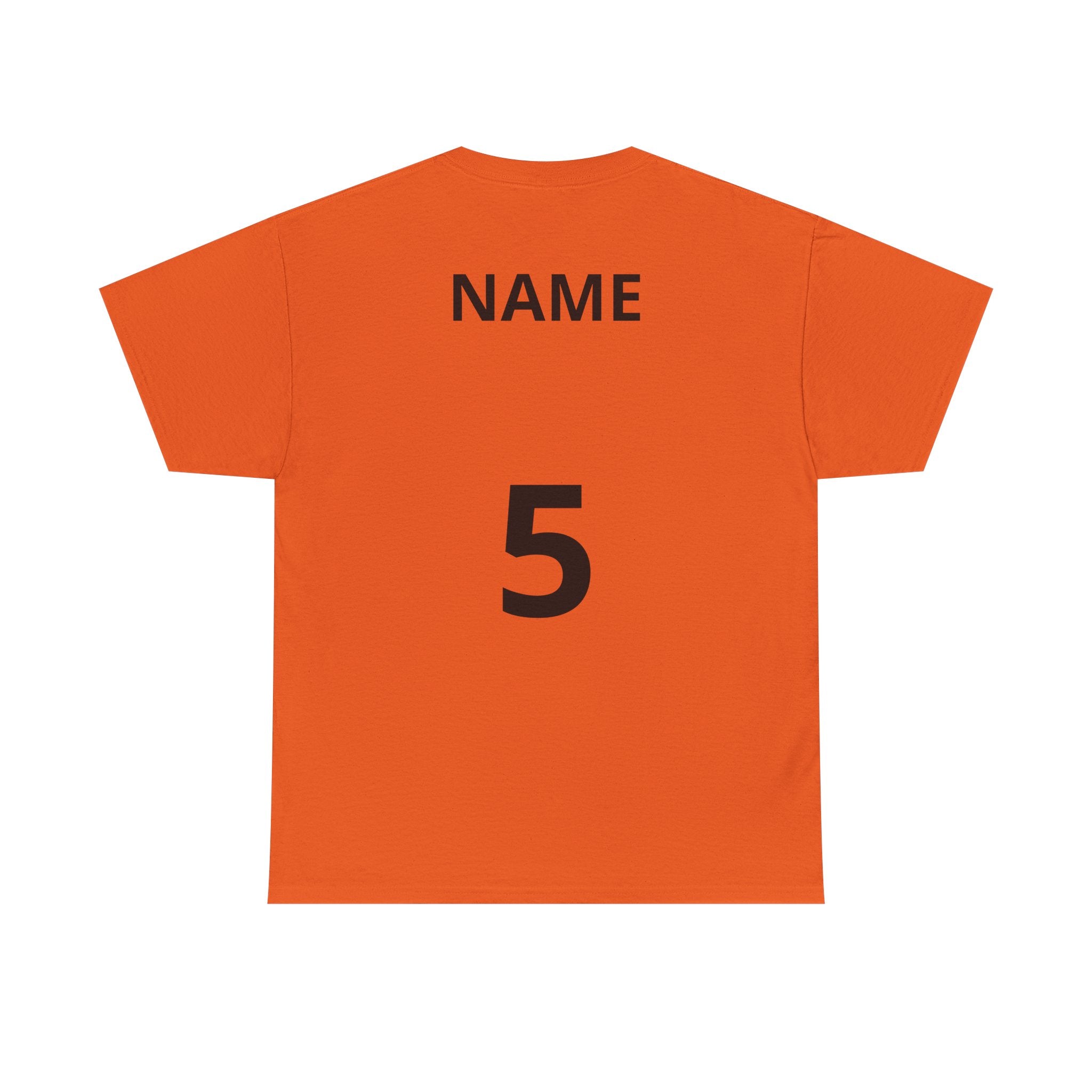 Baseball Dad T-Shirt — Personalized Back Name & Number Tee