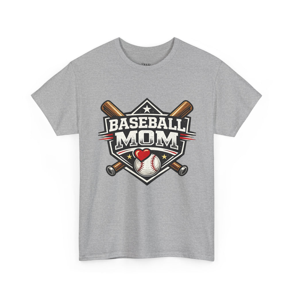 Baseball Mom T-Shirt — Personalized Back Name & Number Tee