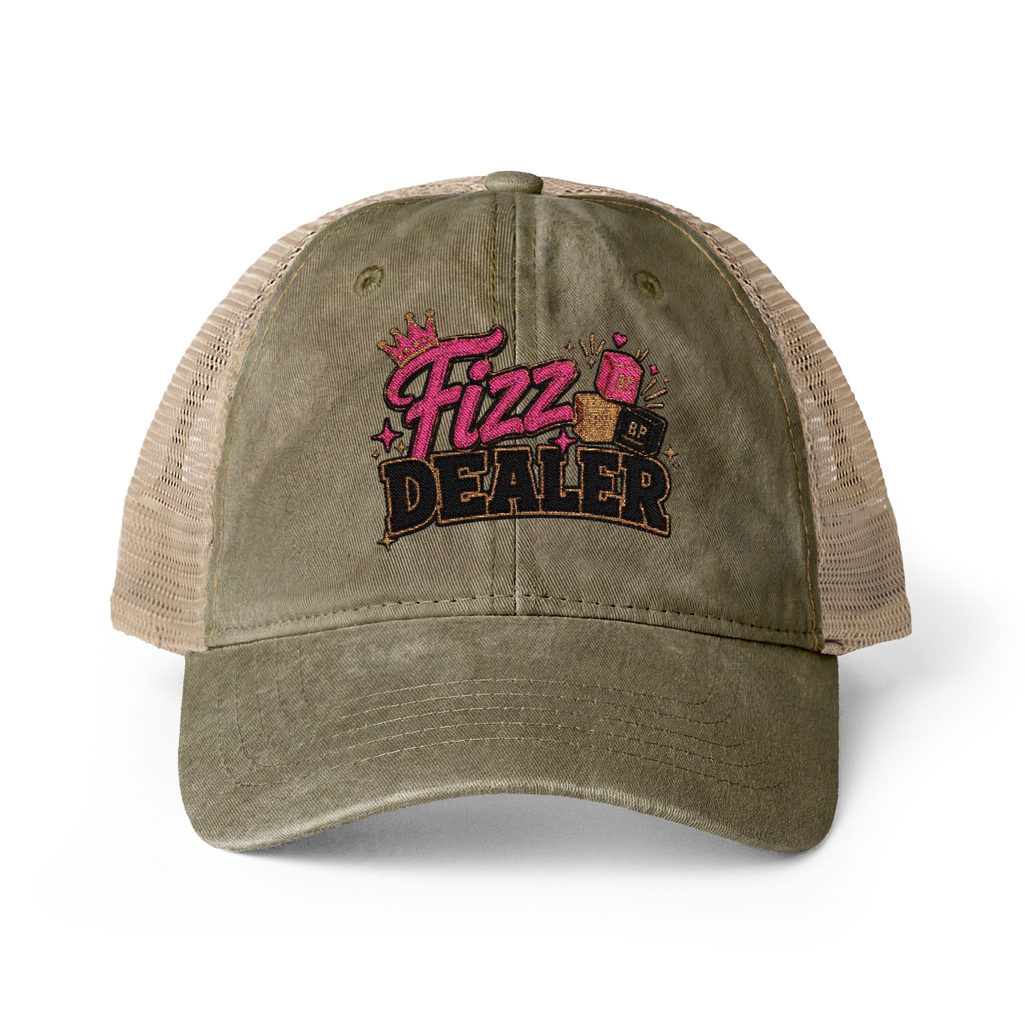 Women's Washed Mesh-Back Cap
