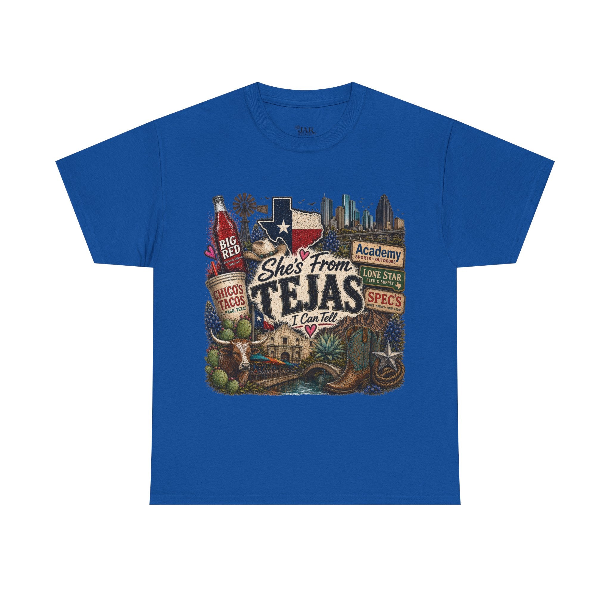 She’s from TEJAS Tee