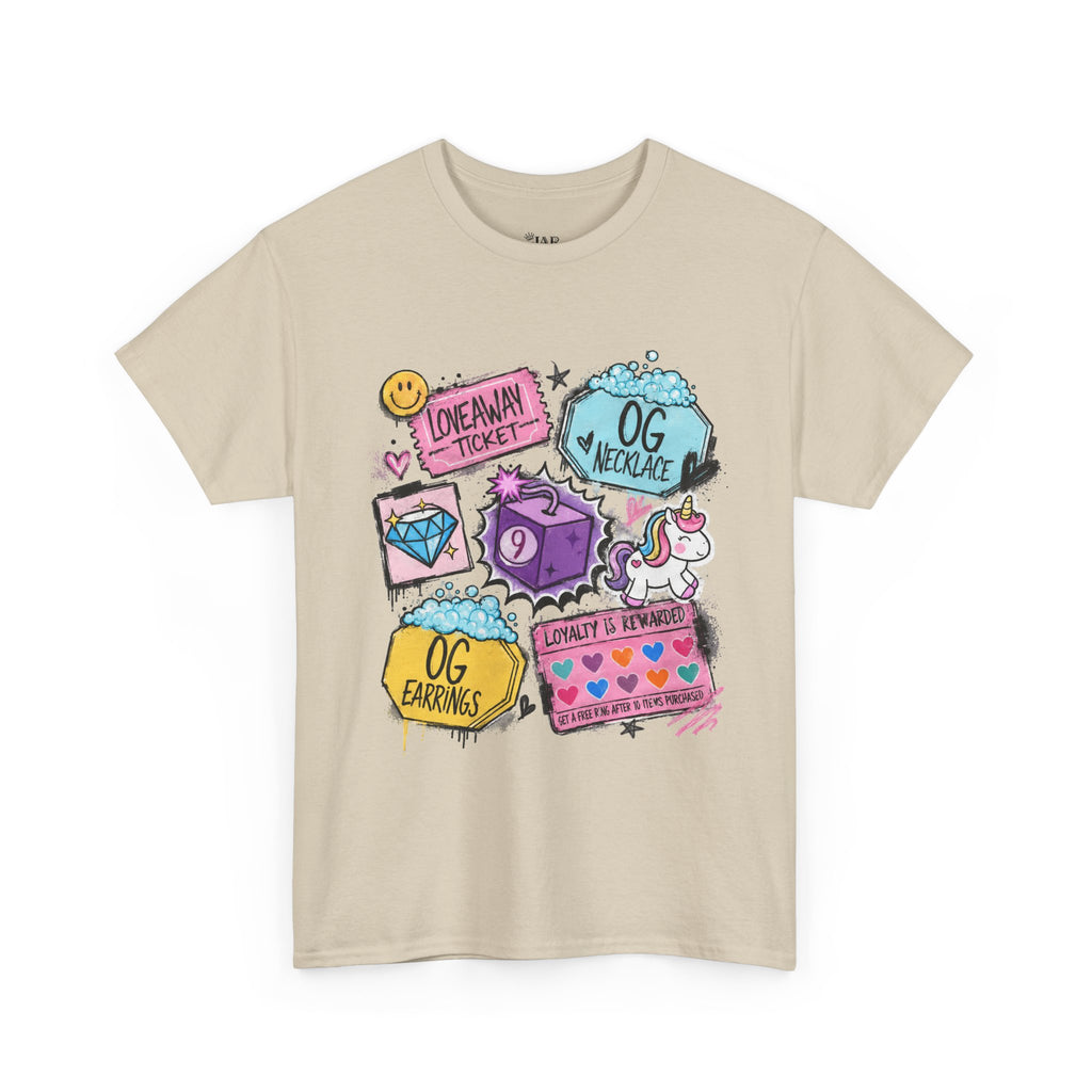 Loveaway Ticket Cotton Tee
