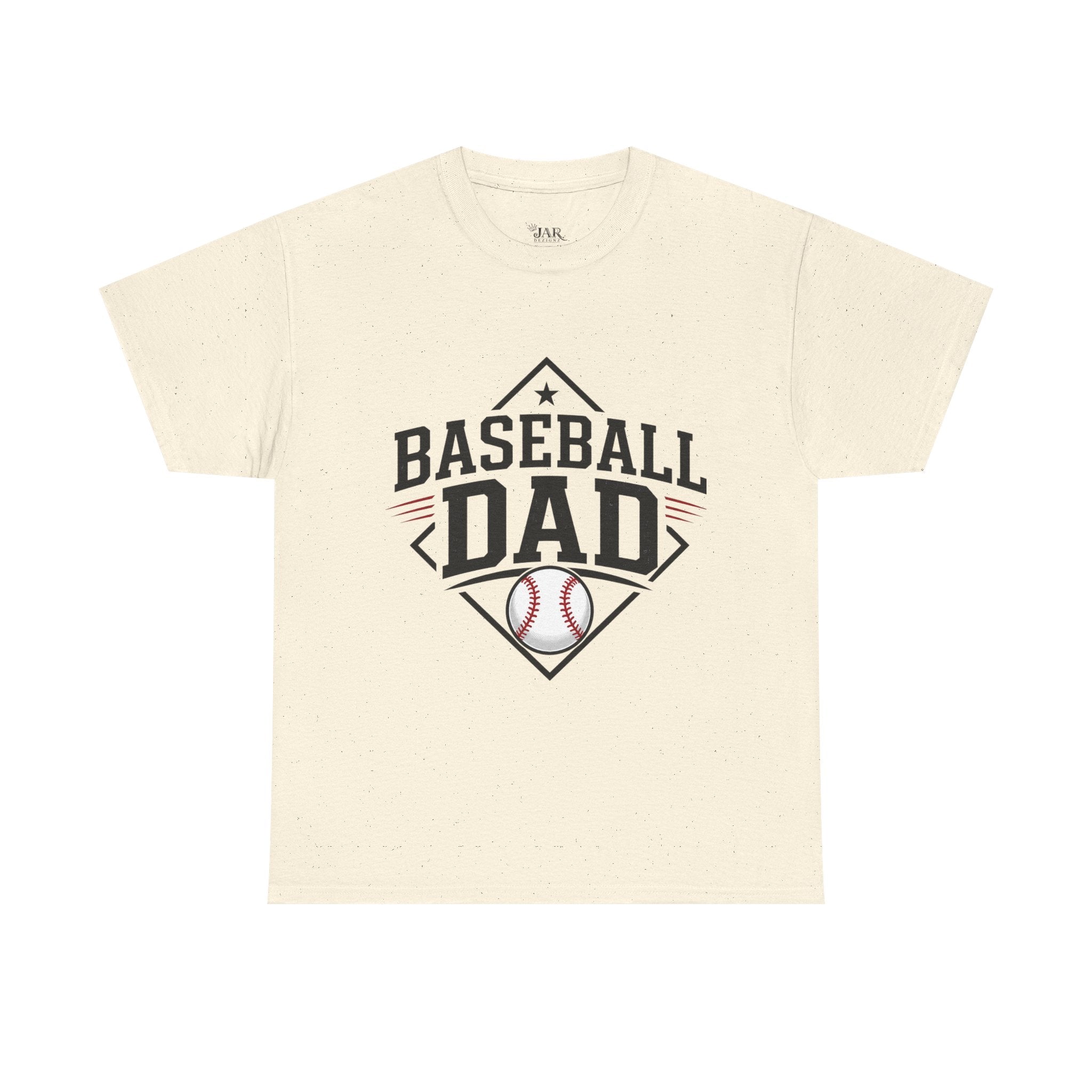 Baseball Dad T-Shirt — Personalized Back Name & Number Tee