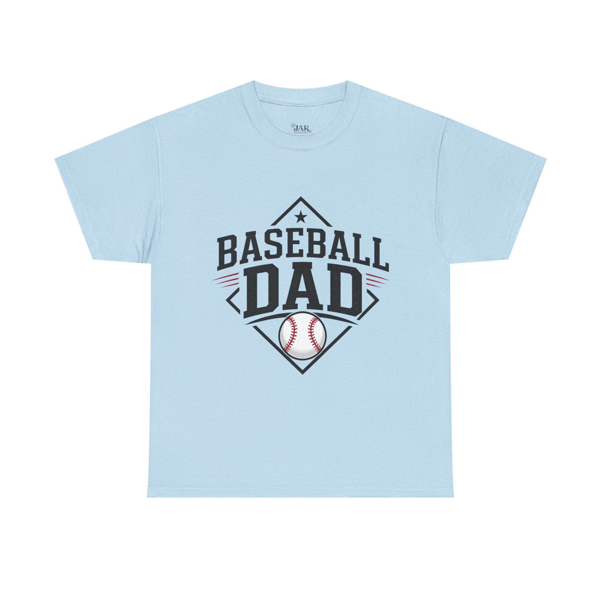 Baseball Dad T-Shirt — Personalized Back Name & Number Tee