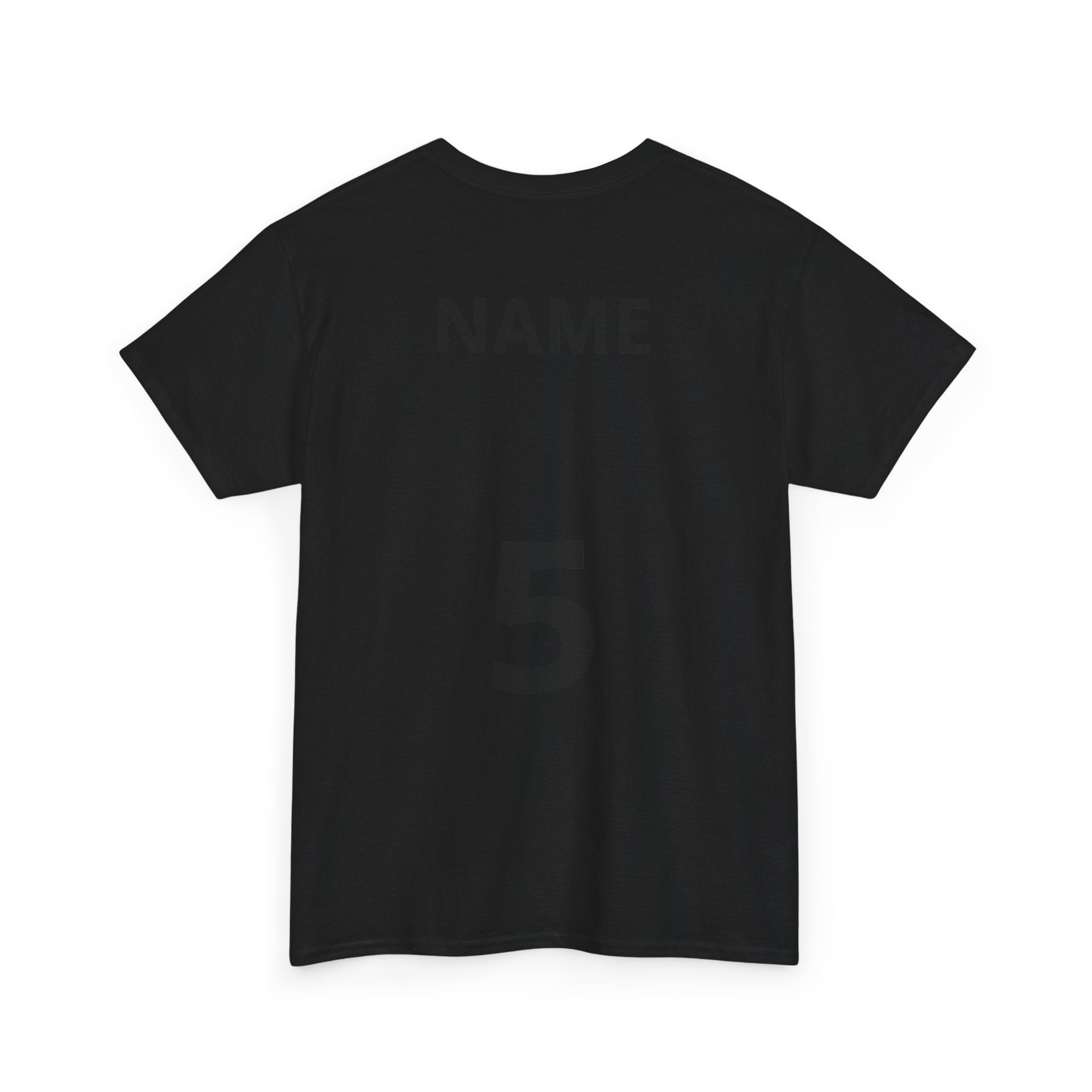 Baseball Dad T-Shirt — Personalized Back Name & Number Tee